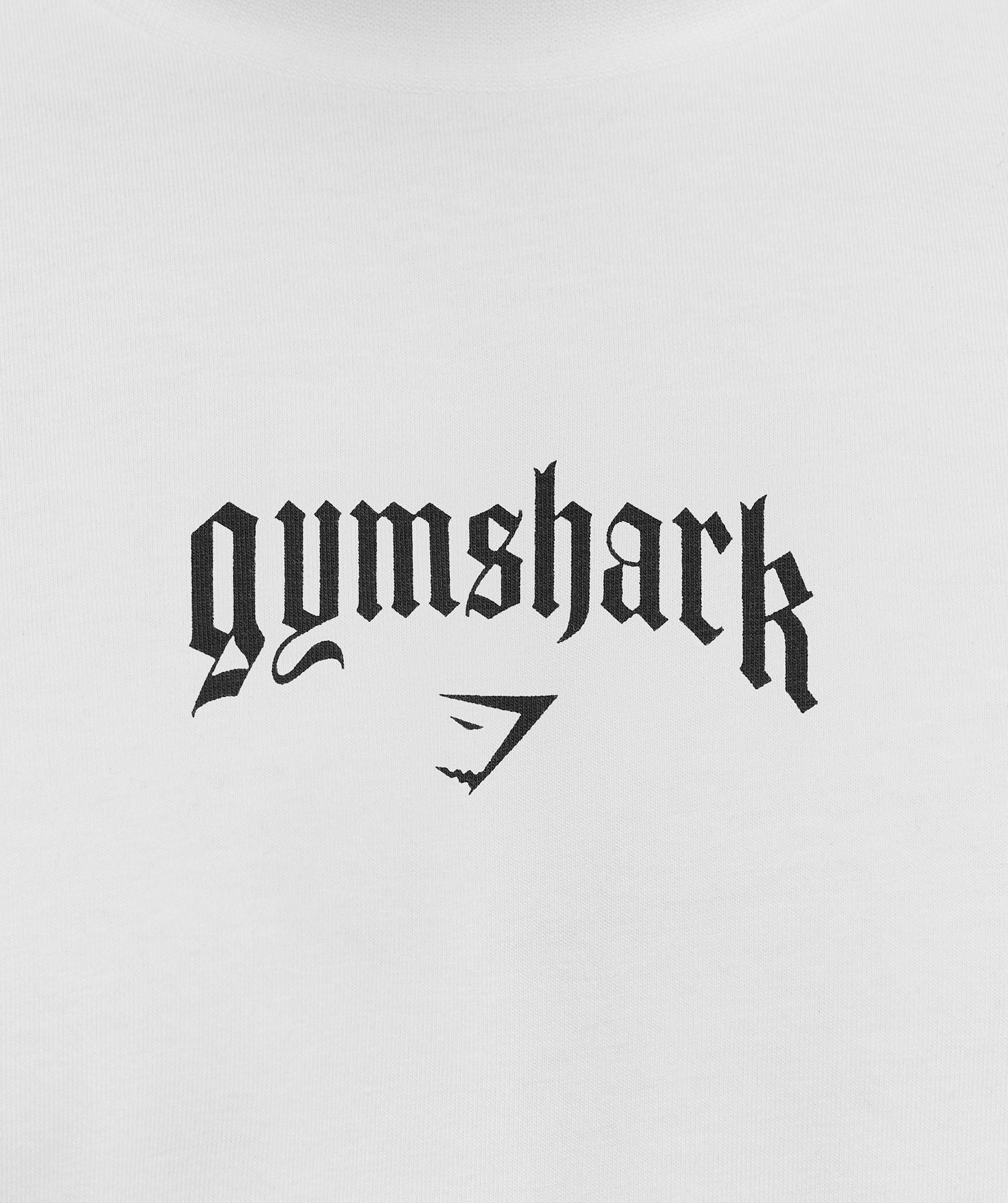 Gymshark Outline Graphic T-Shirt White