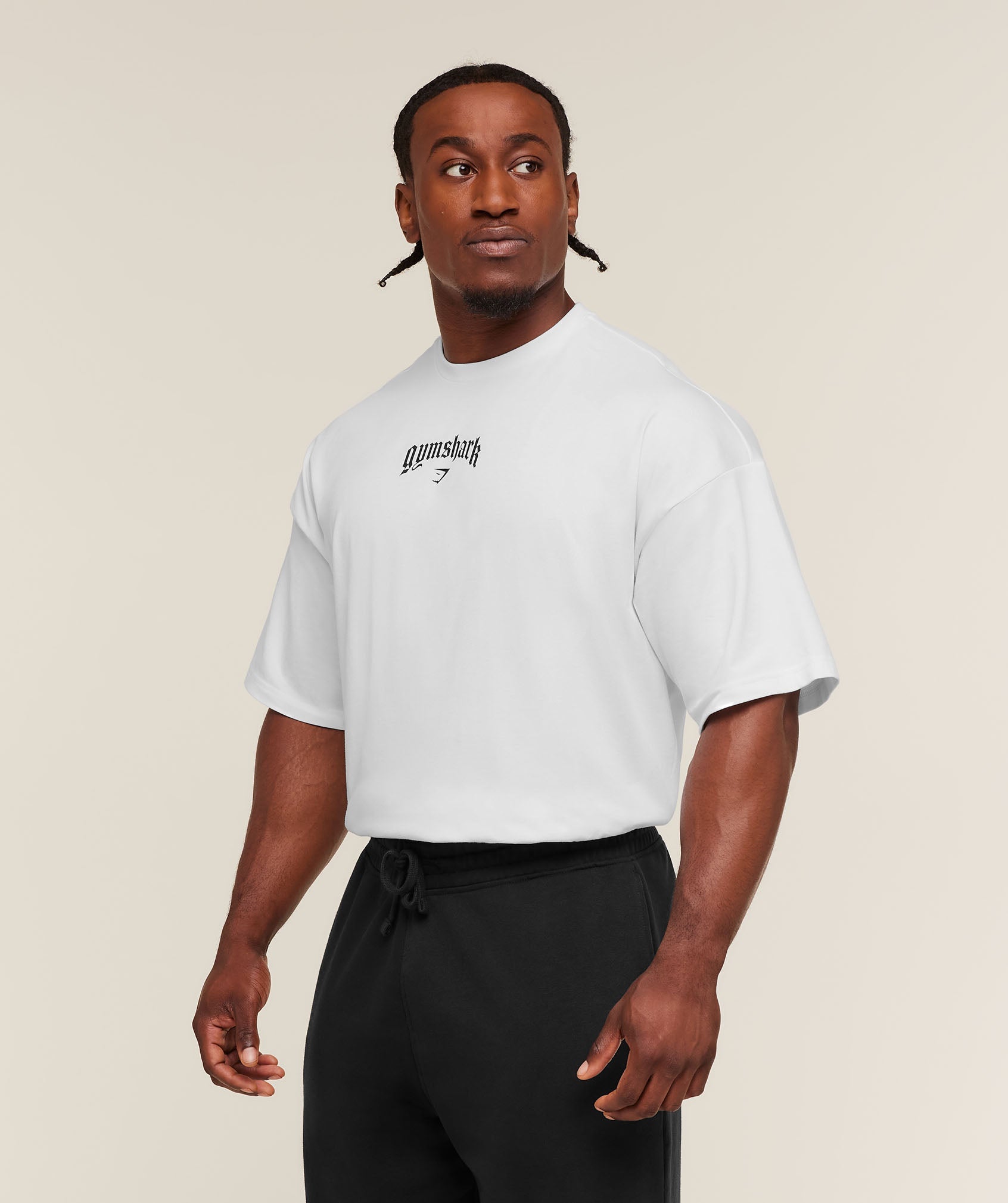Gymshark Outline Graphic T-Shirt White