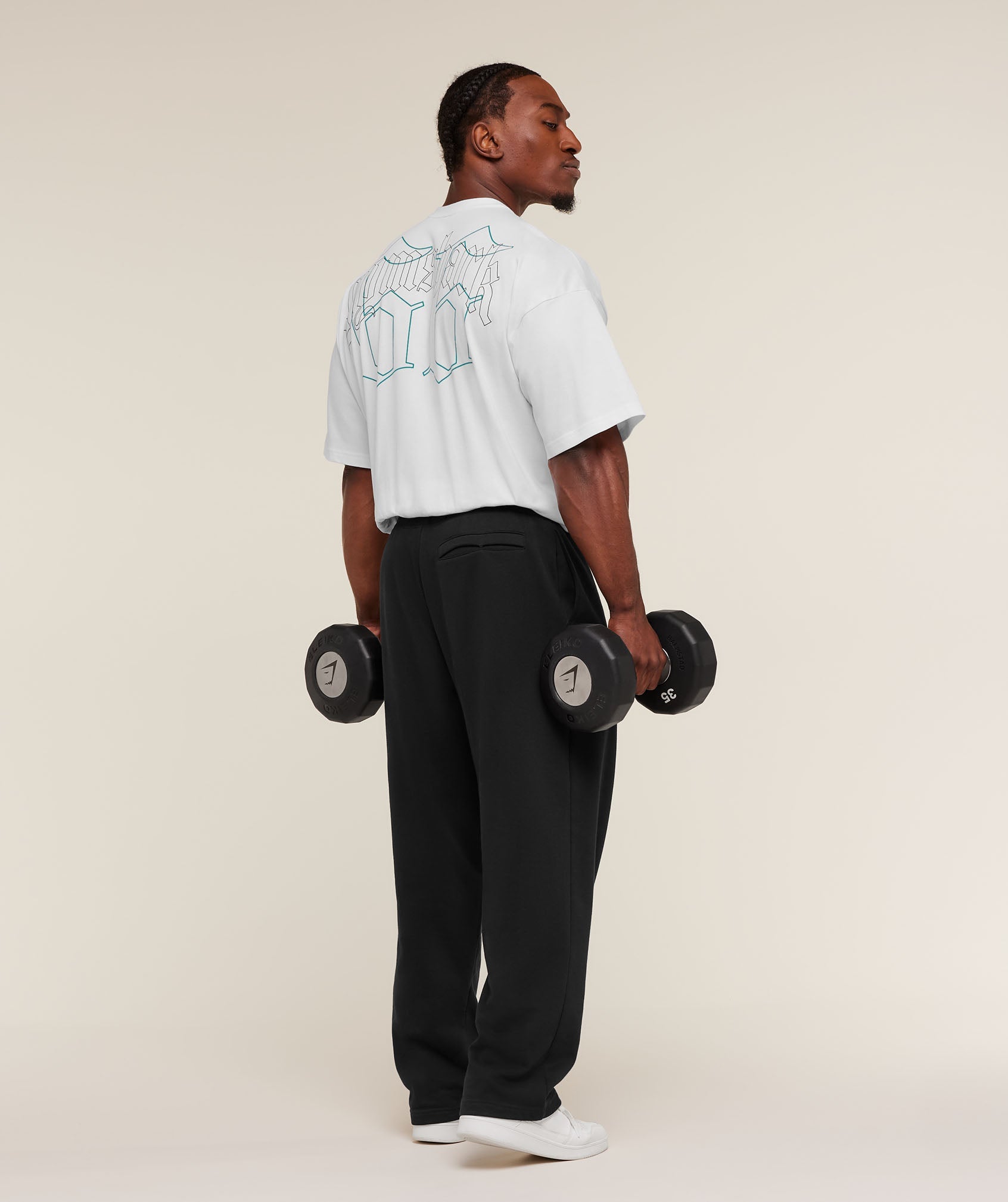 Gymshark Outline Graphic T-Shirt White