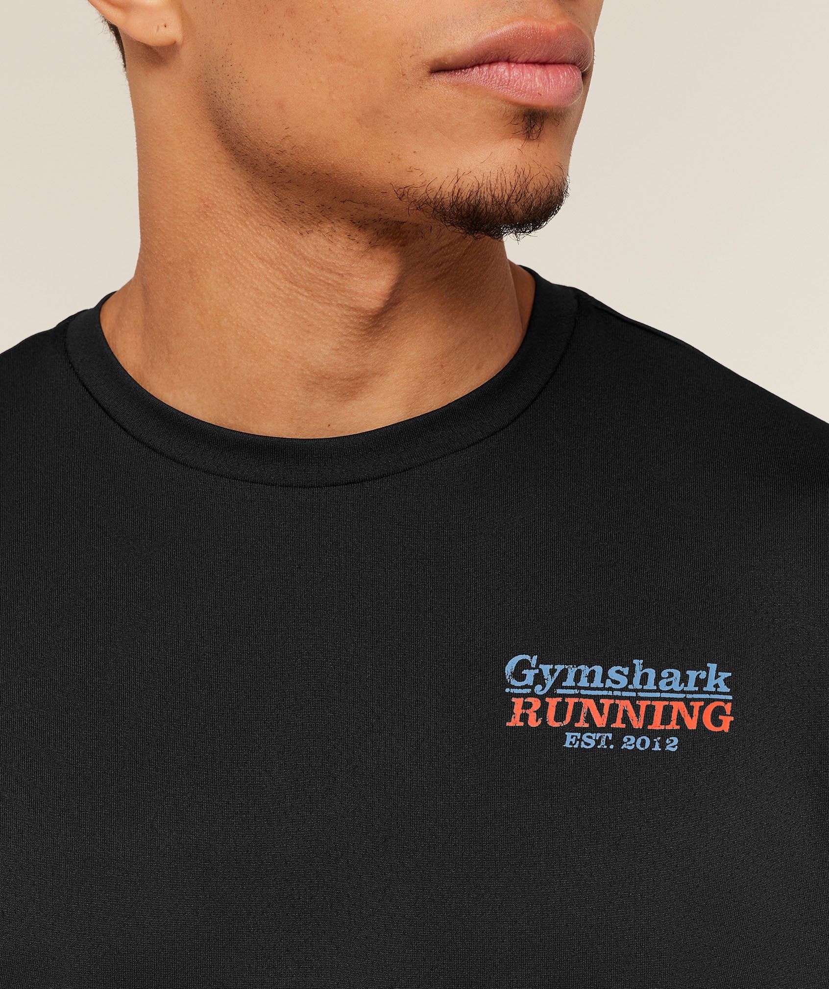 Gymshark Run Club Graphic T-Shirt Gs Black