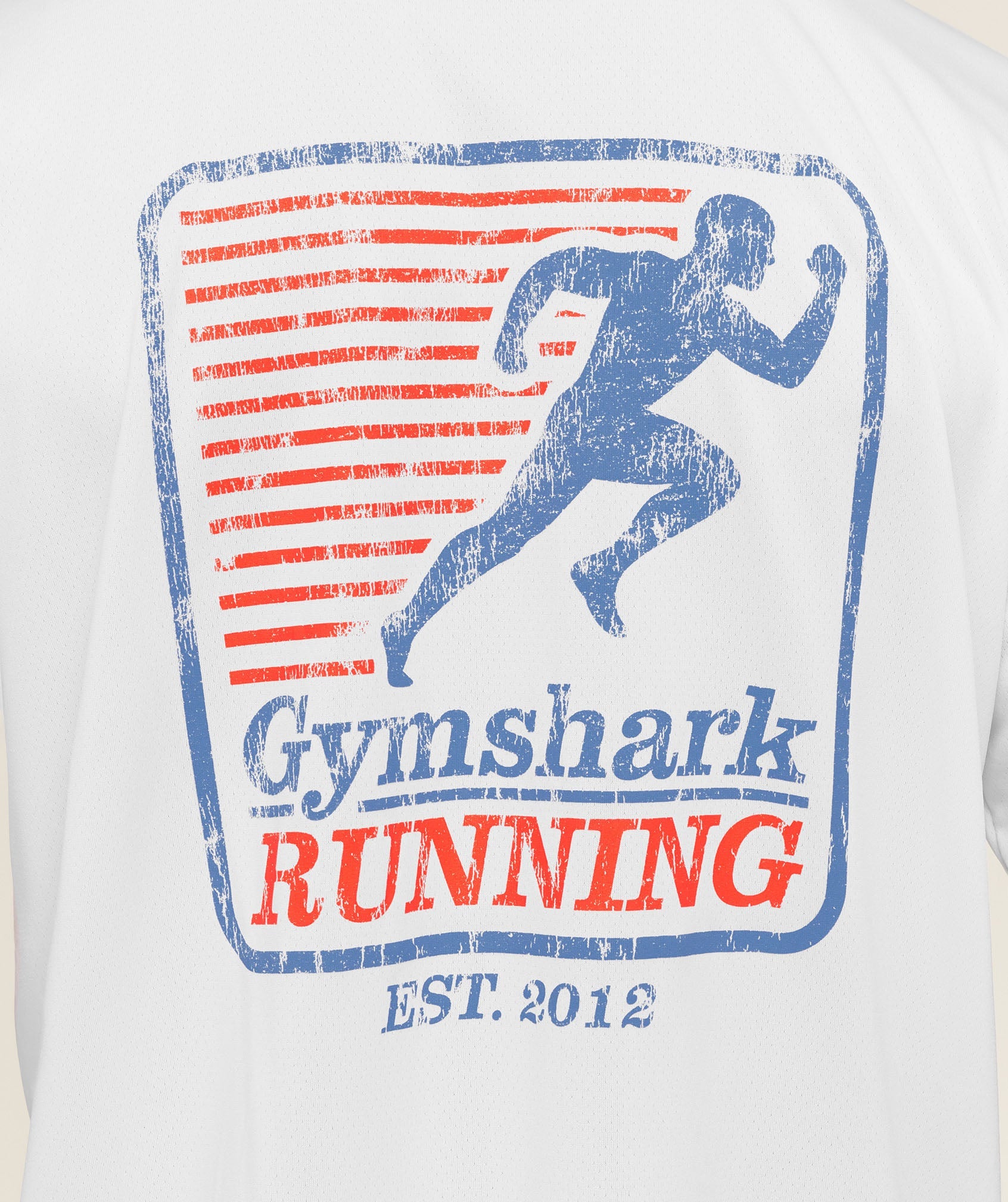 Gymshark Run Club Graphic T-Shirt Gs White