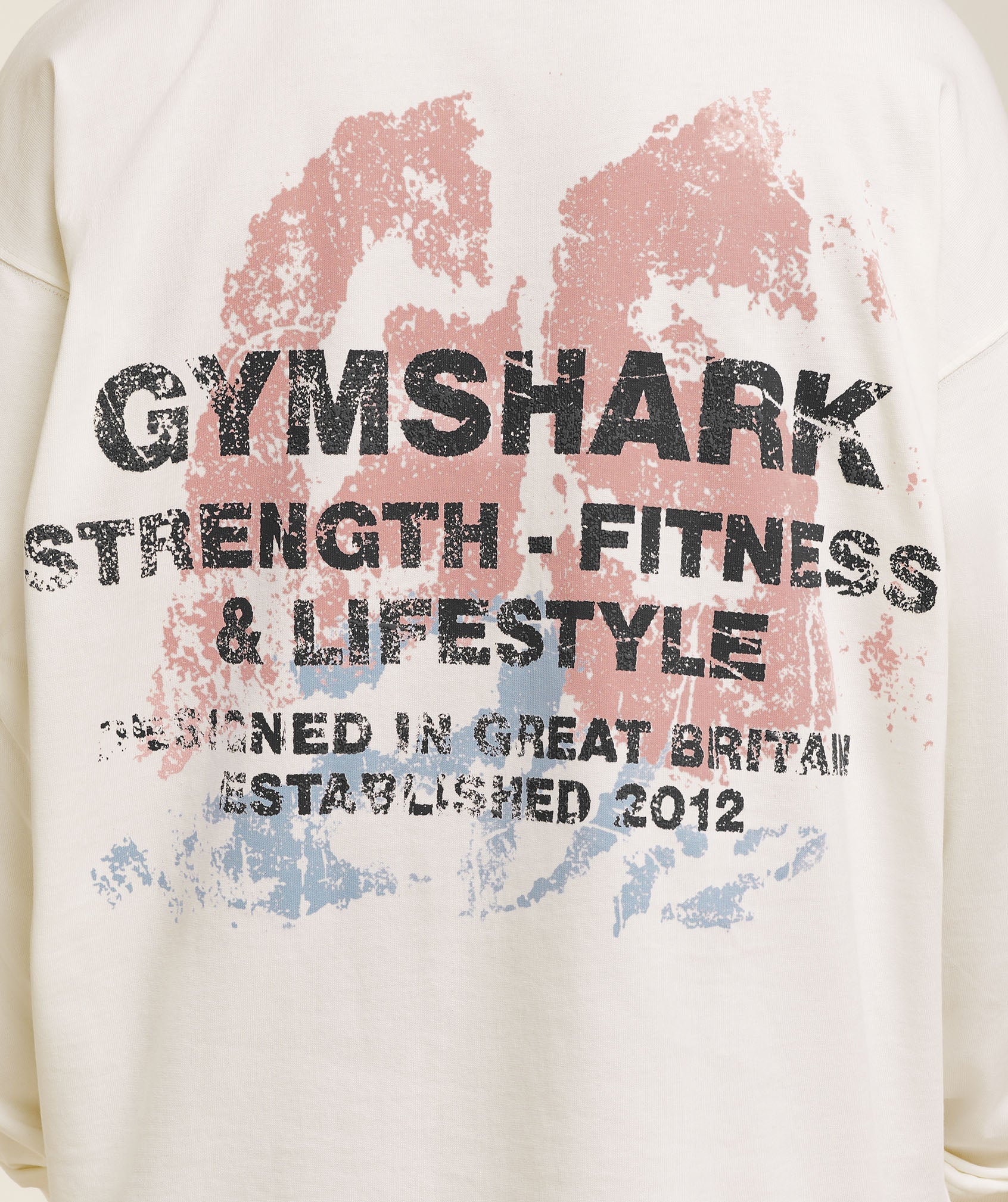 Gymshark Strength Fitness & Lifestyle Long Sleeve T-Shirt Soft White