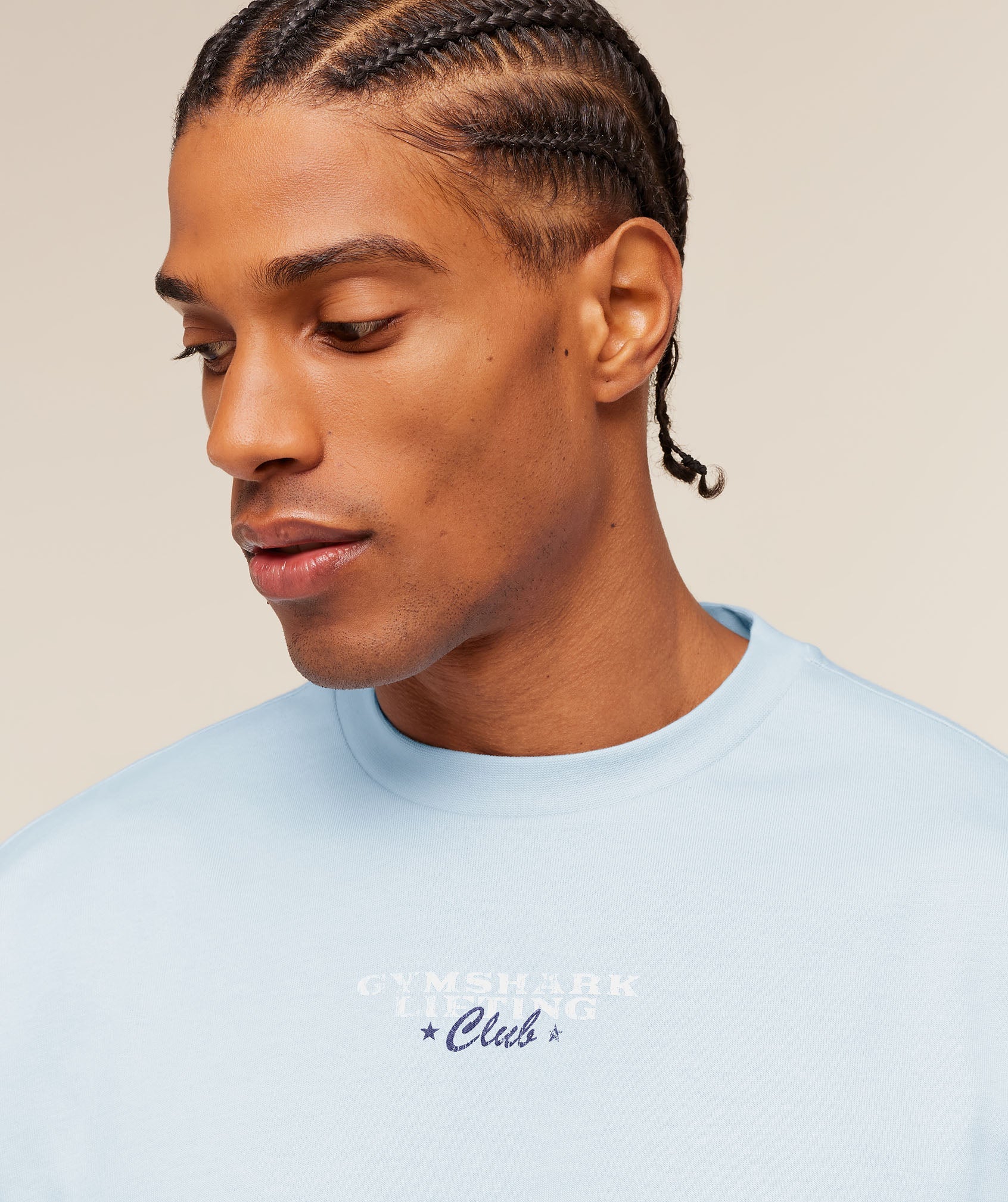 Gymshark Trophy Graphic T-Shirt Chilled Blue