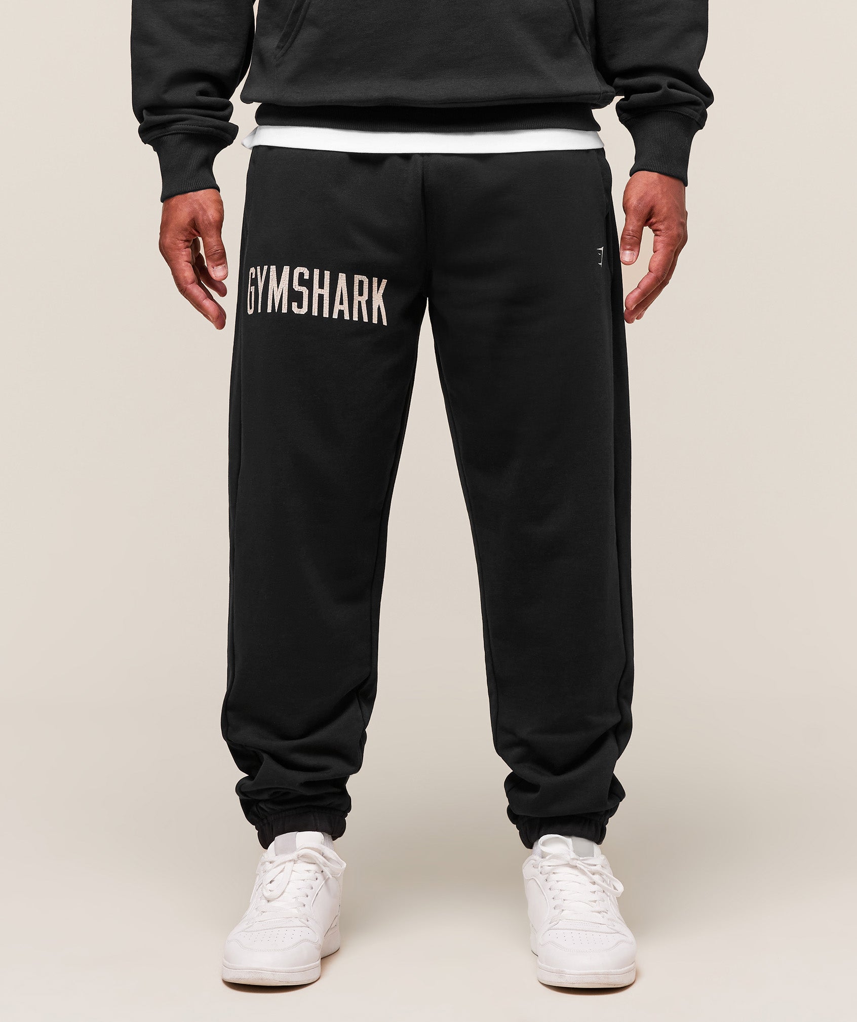 Gymshark Worn Graphic Jogger Black