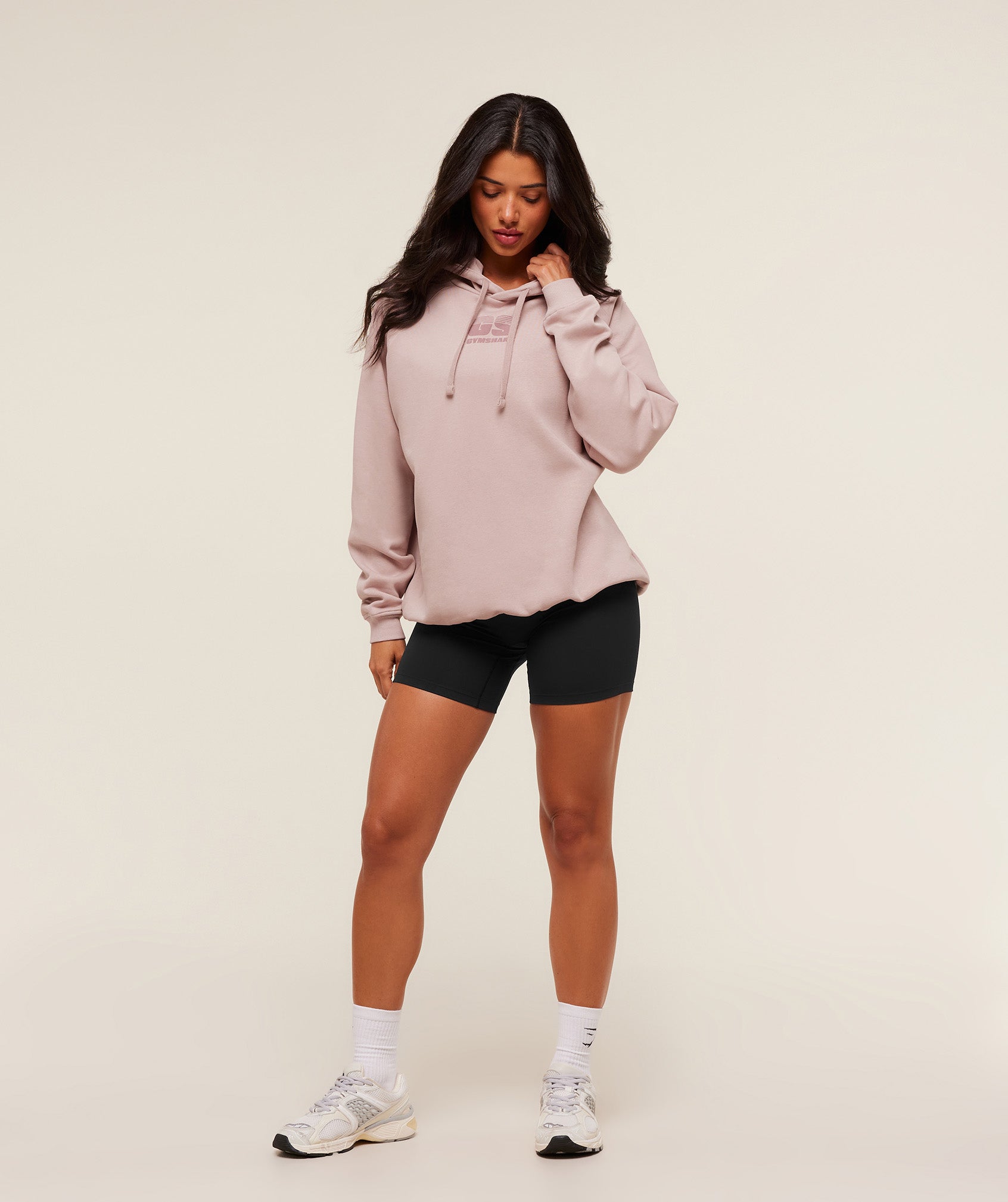 Women's Gymshark Gs Lifestyle Hoodie Gs Muted Pink