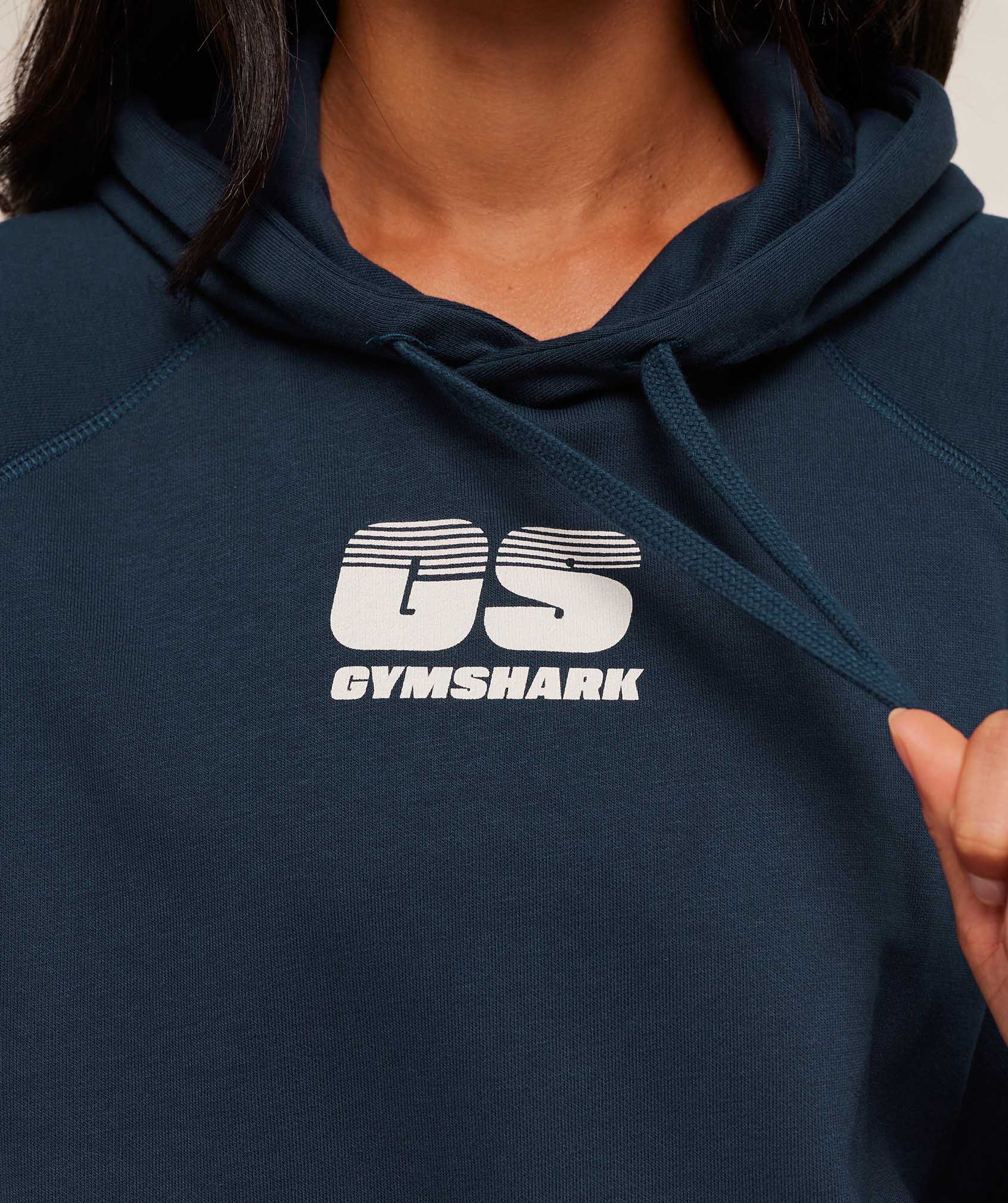 Women's Gymshark Gs Lifestyle Hoodie Gs Navy