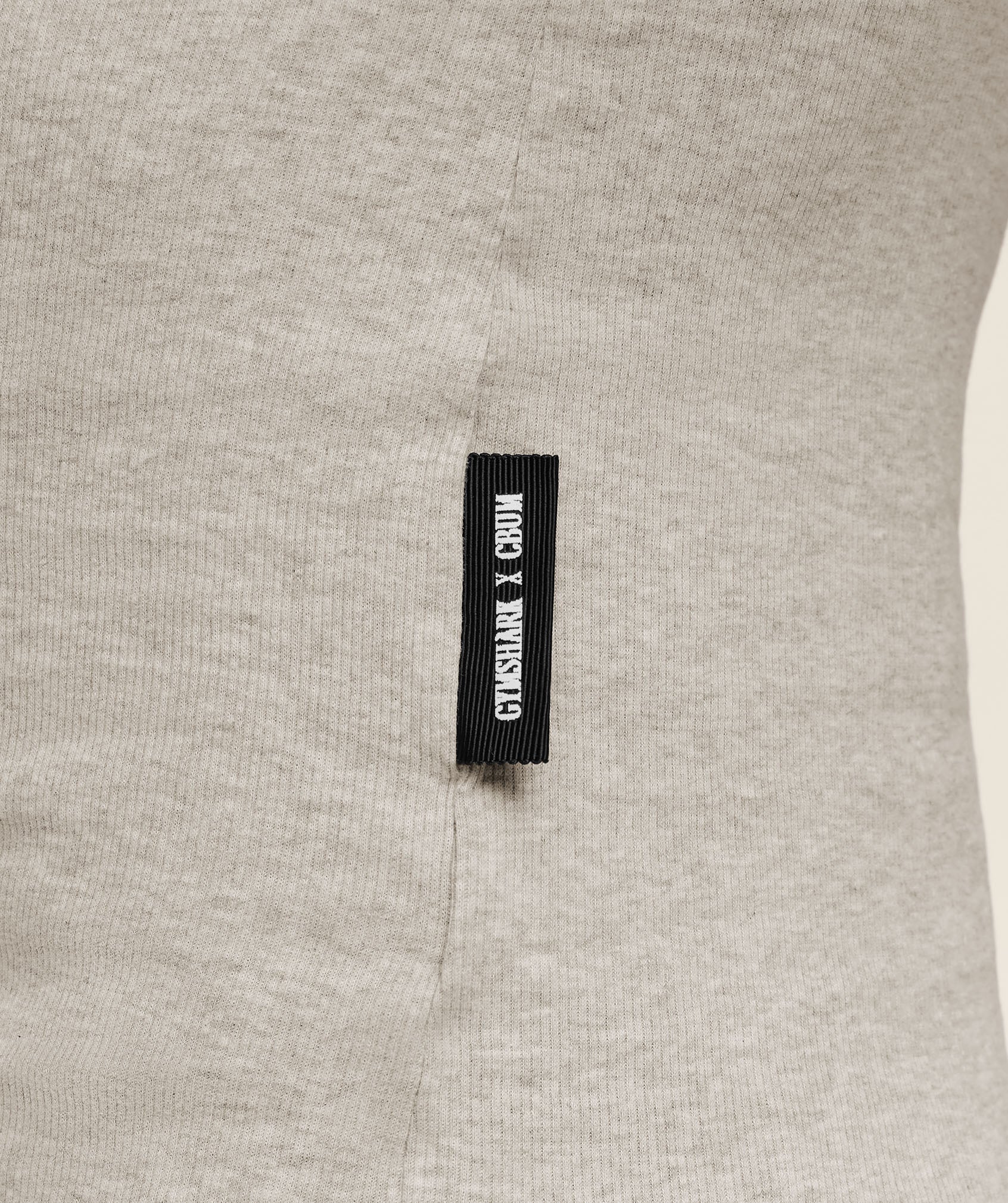 Gymshark Gymshark X Cbum Ribbed Tank Bros Stone Grey Marl