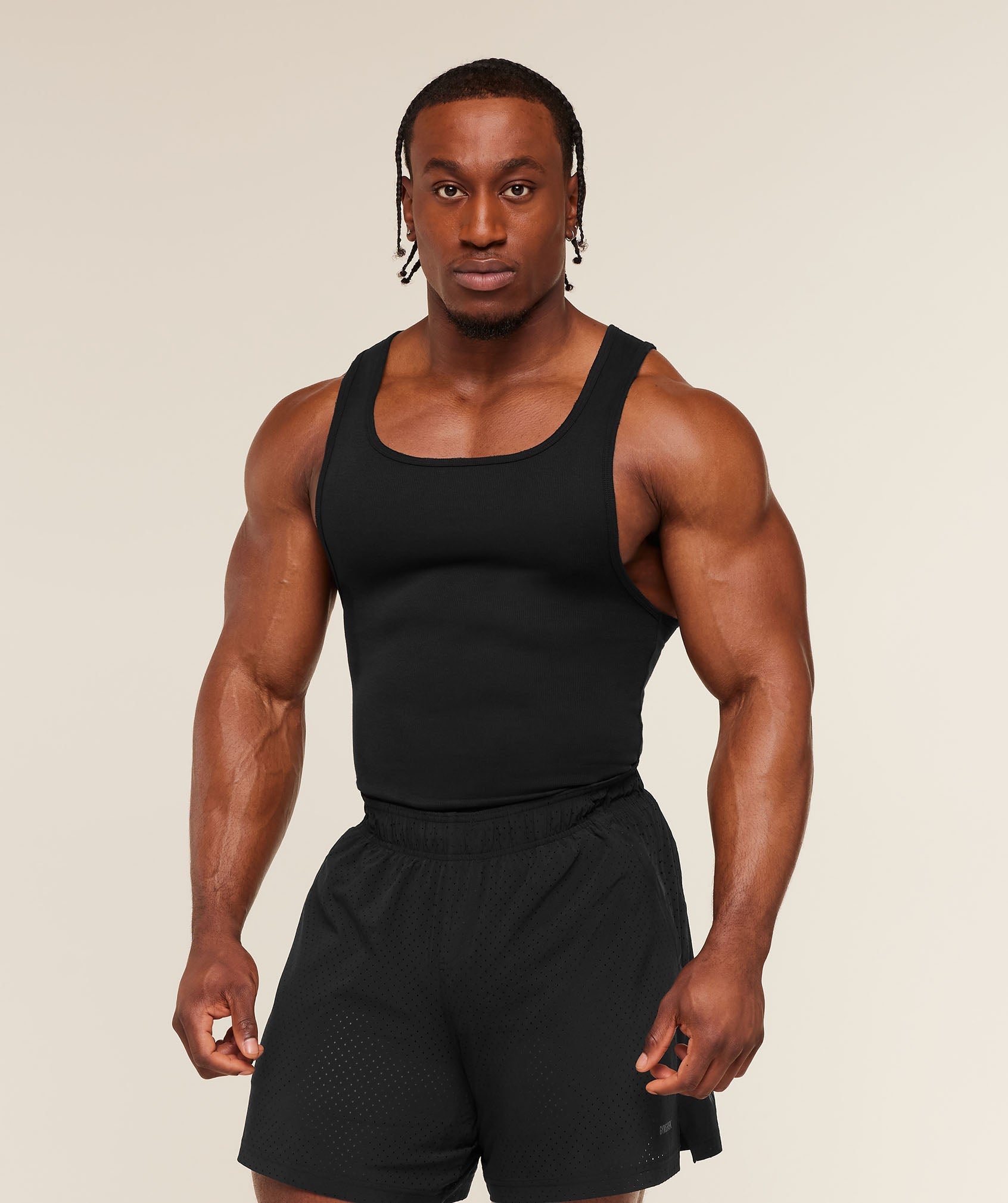 Gymshark Gymshark X Cbum Ribbed Tank Black