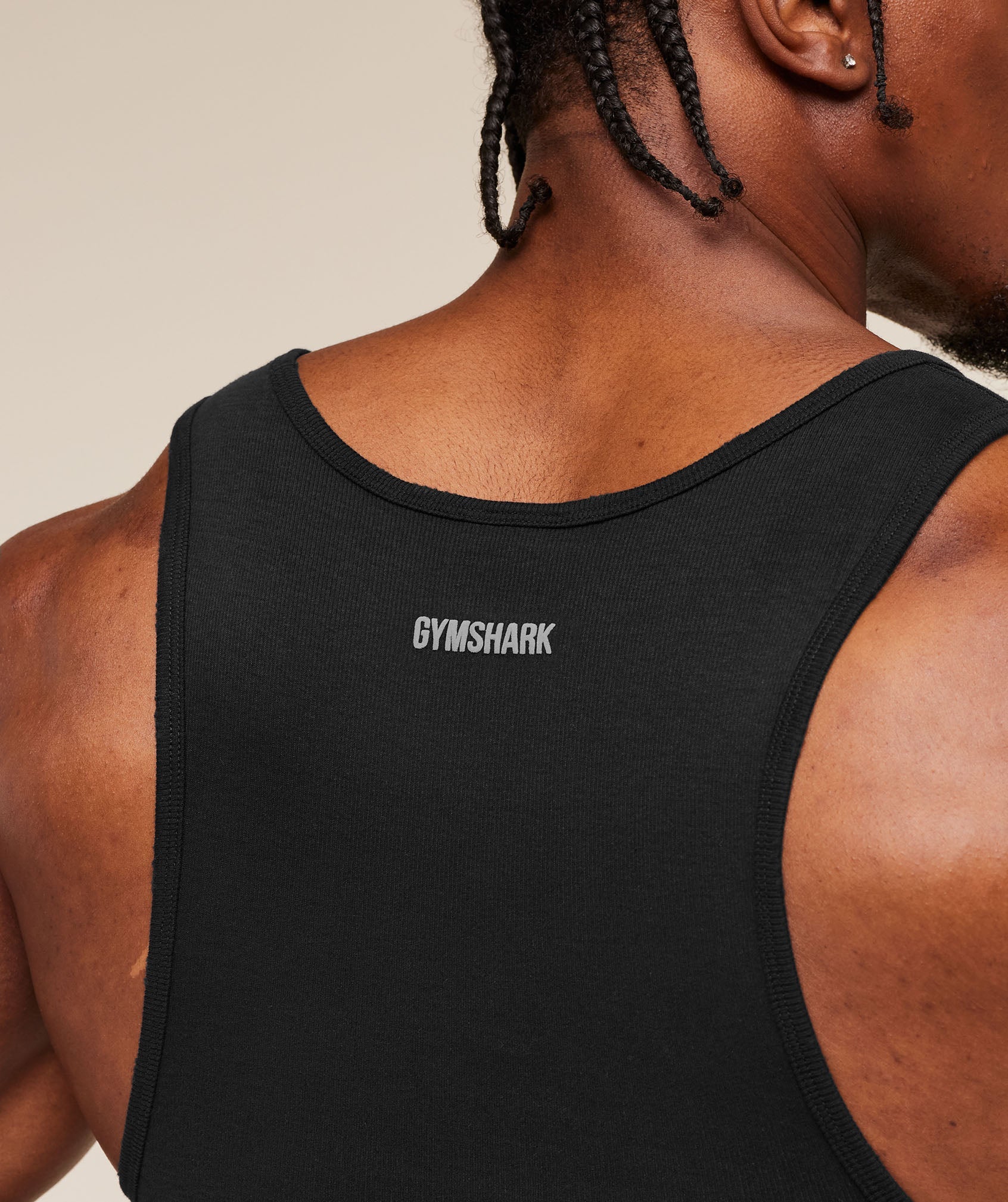 Gymshark Gymshark X Cbum Ribbed Tank Black