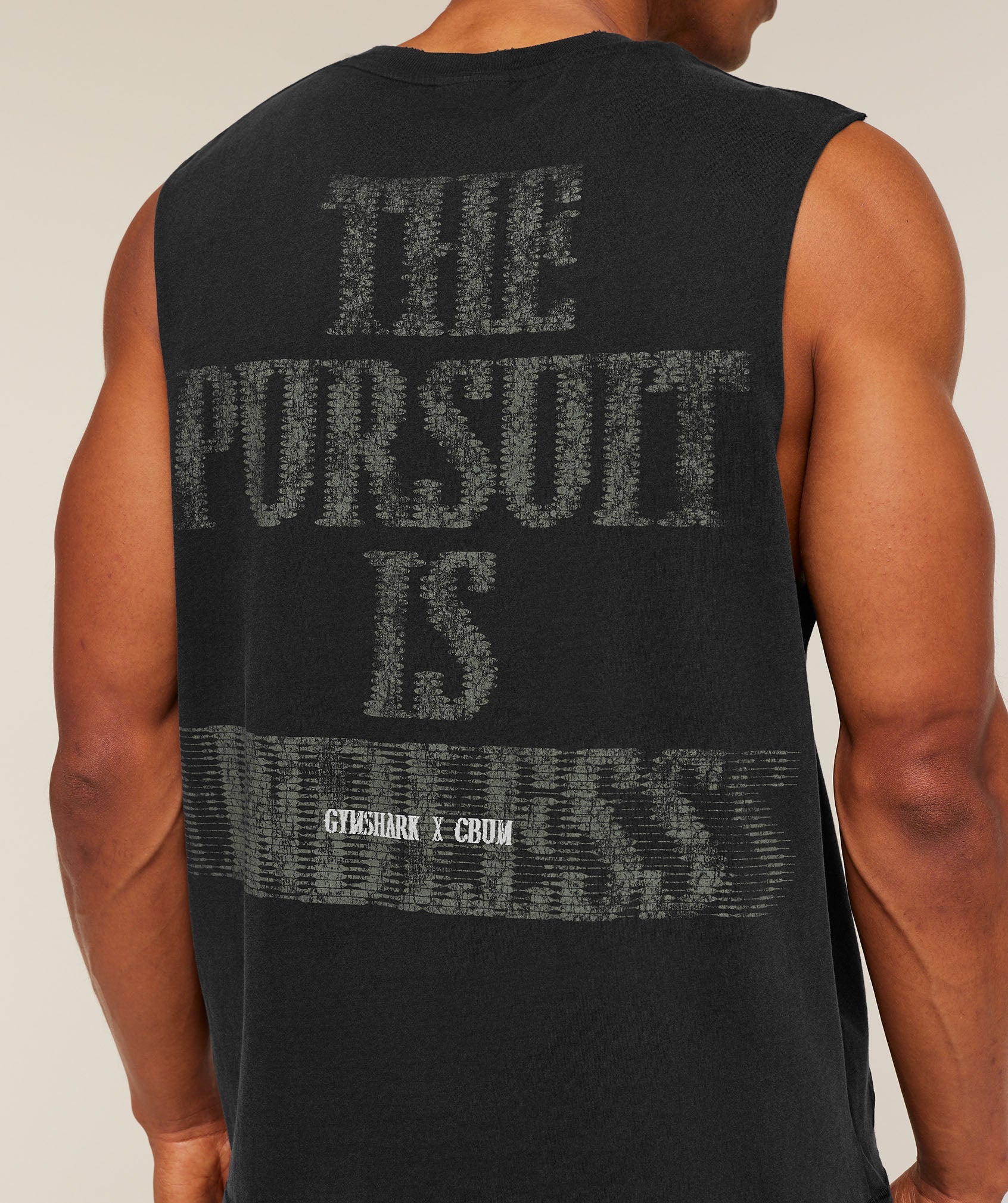 Gymshark Gymshark X Cbum Washed Sleeveless T-Shirt Black