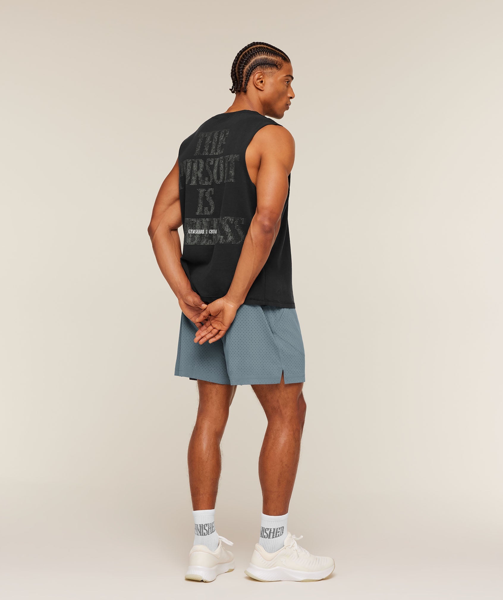 Gymshark Gymshark X Cbum Washed Sleeveless T-Shirt Black