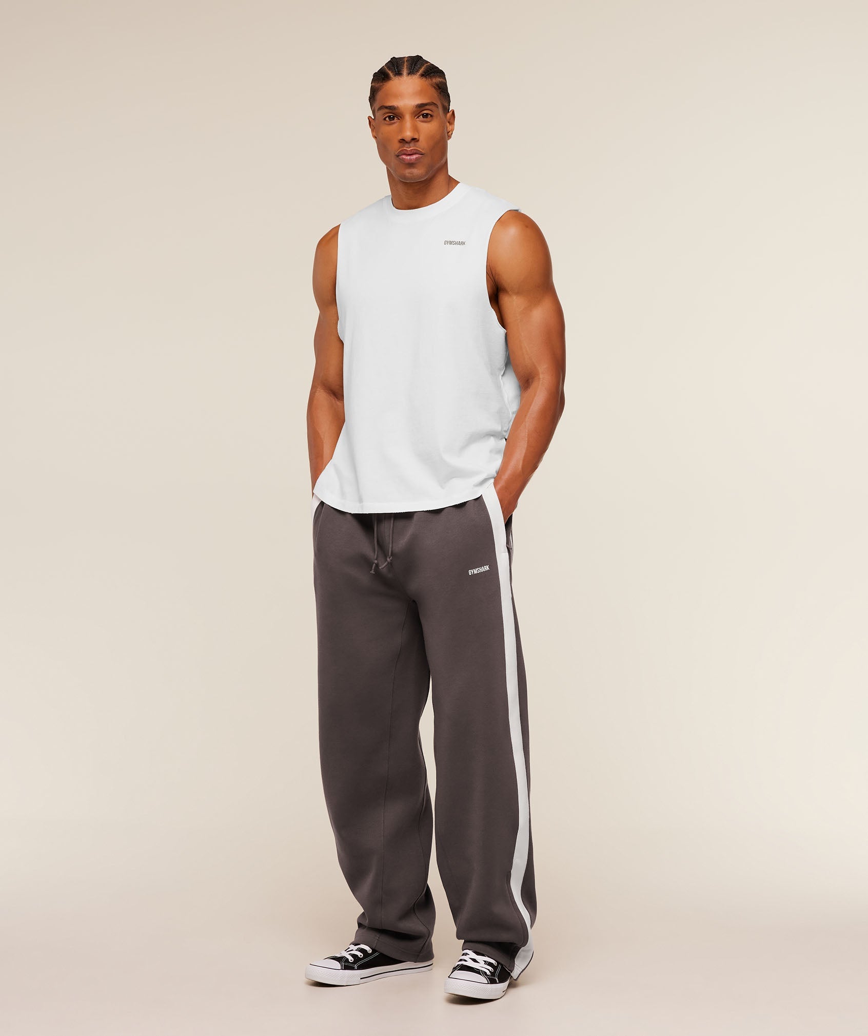 Gymshark Gymshark X Cbum Straight Leg Jogger Greyed Purple
