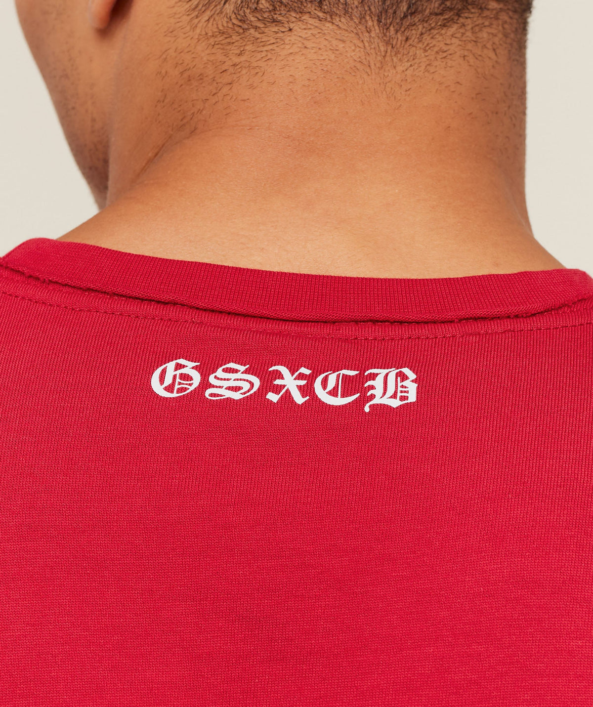Gymshark Gymshark X Carlos Belcast Cut Off Tee Carmine Red