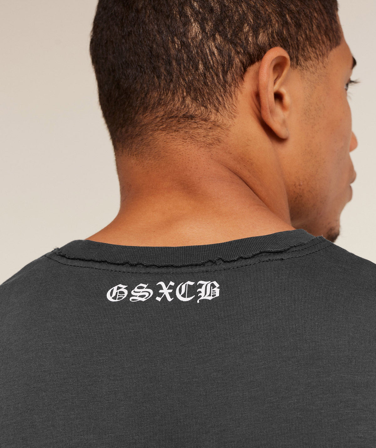 Gymshark Gymshark X Carlos Belcast Cut Off Tee Onyx Grey
