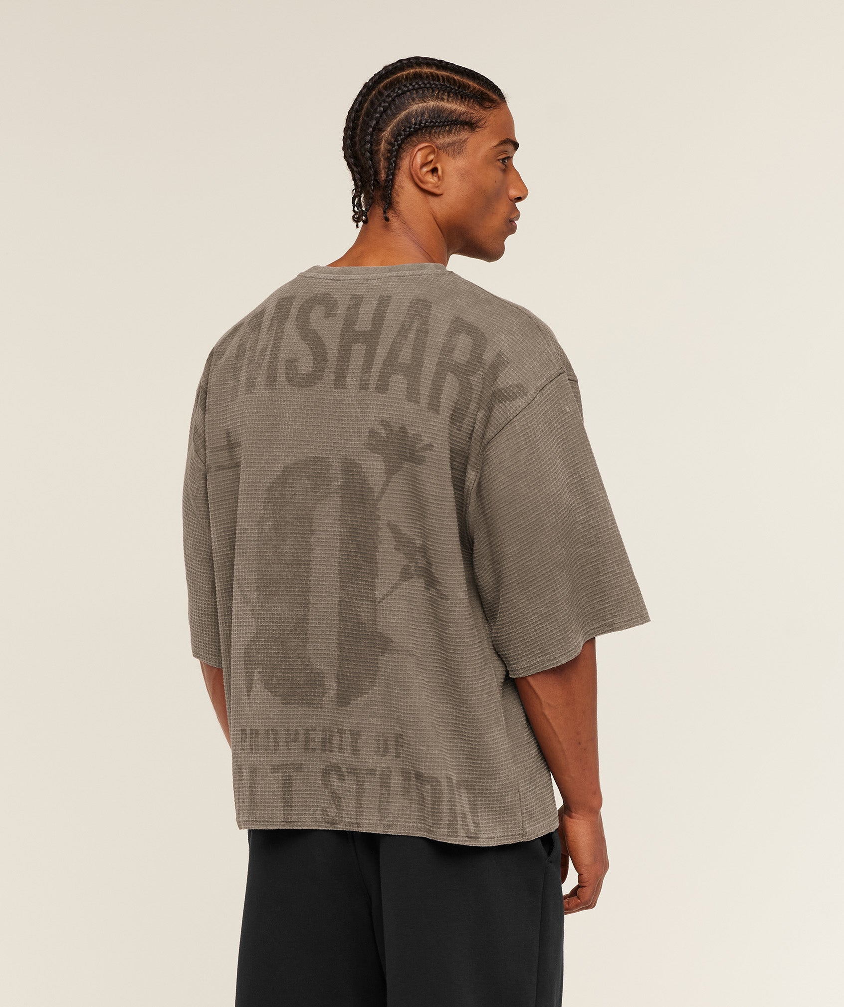 Gymshark Gymshark X Saalt Studios Tee Camo Brown