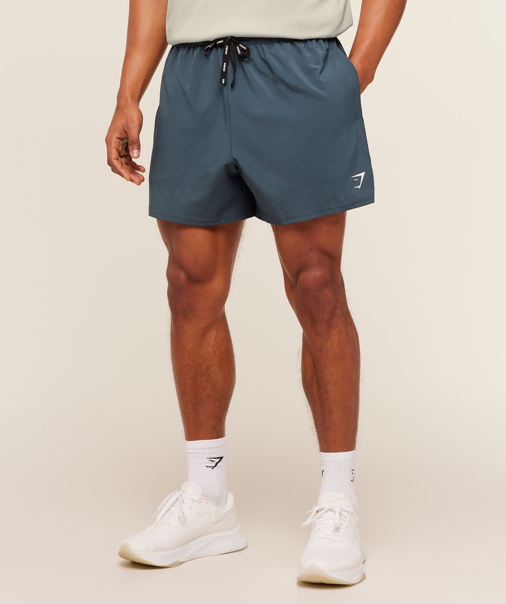 Gymshark Train 5" Shorts Stealth Blue