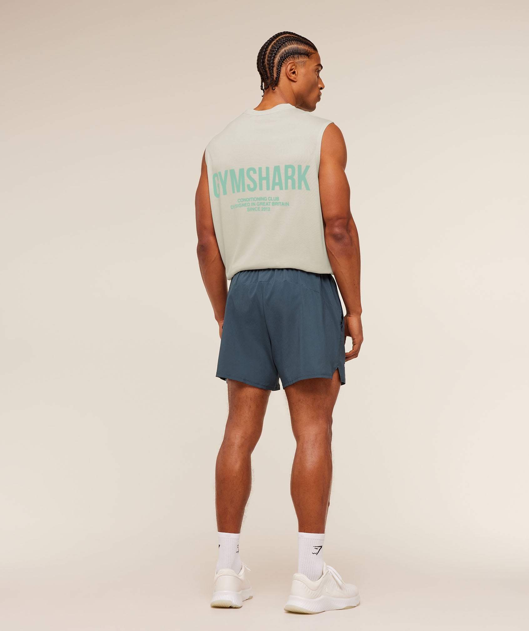 Gymshark Train 5" Shorts Stealth Blue