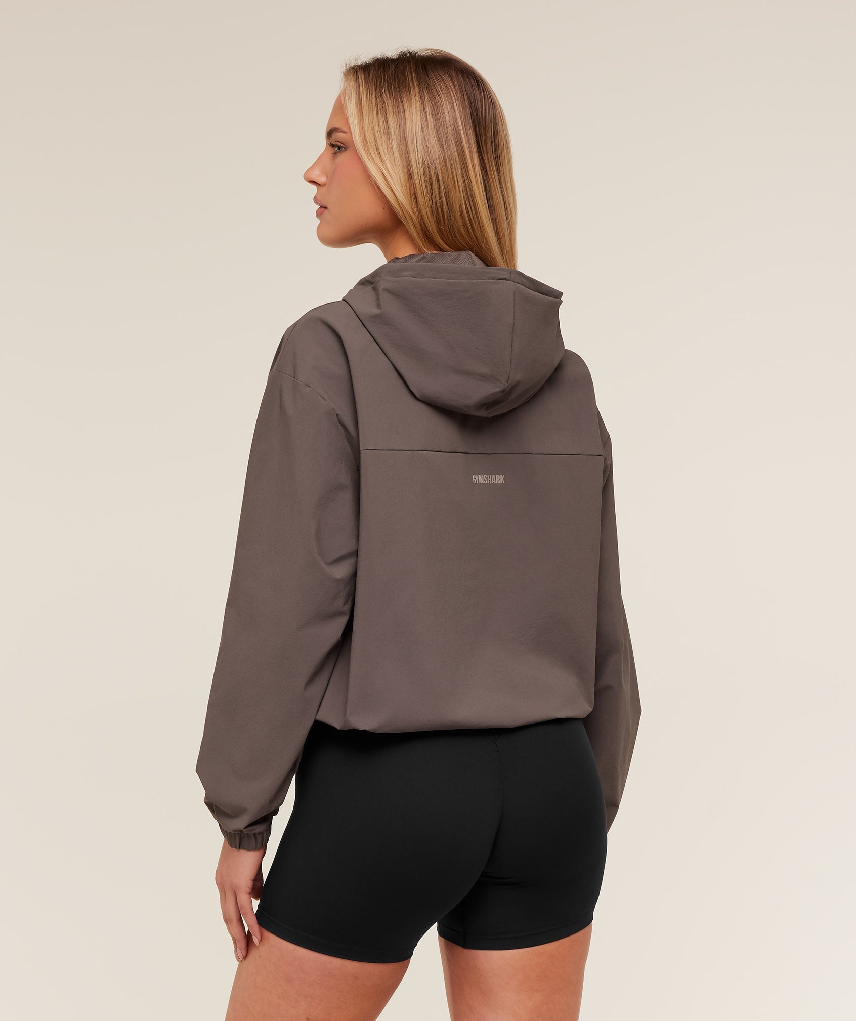 Women's Gymshark Weekend Lifestyle Track Jacket Cool Brown