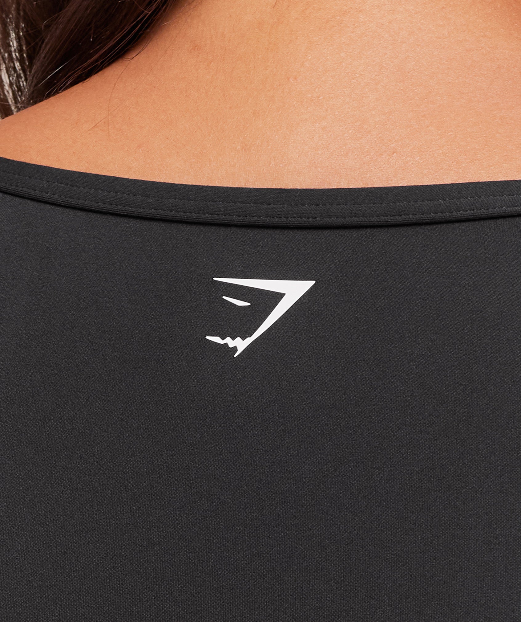 Women's Gymshark Ruche Short Sleeve Top Black