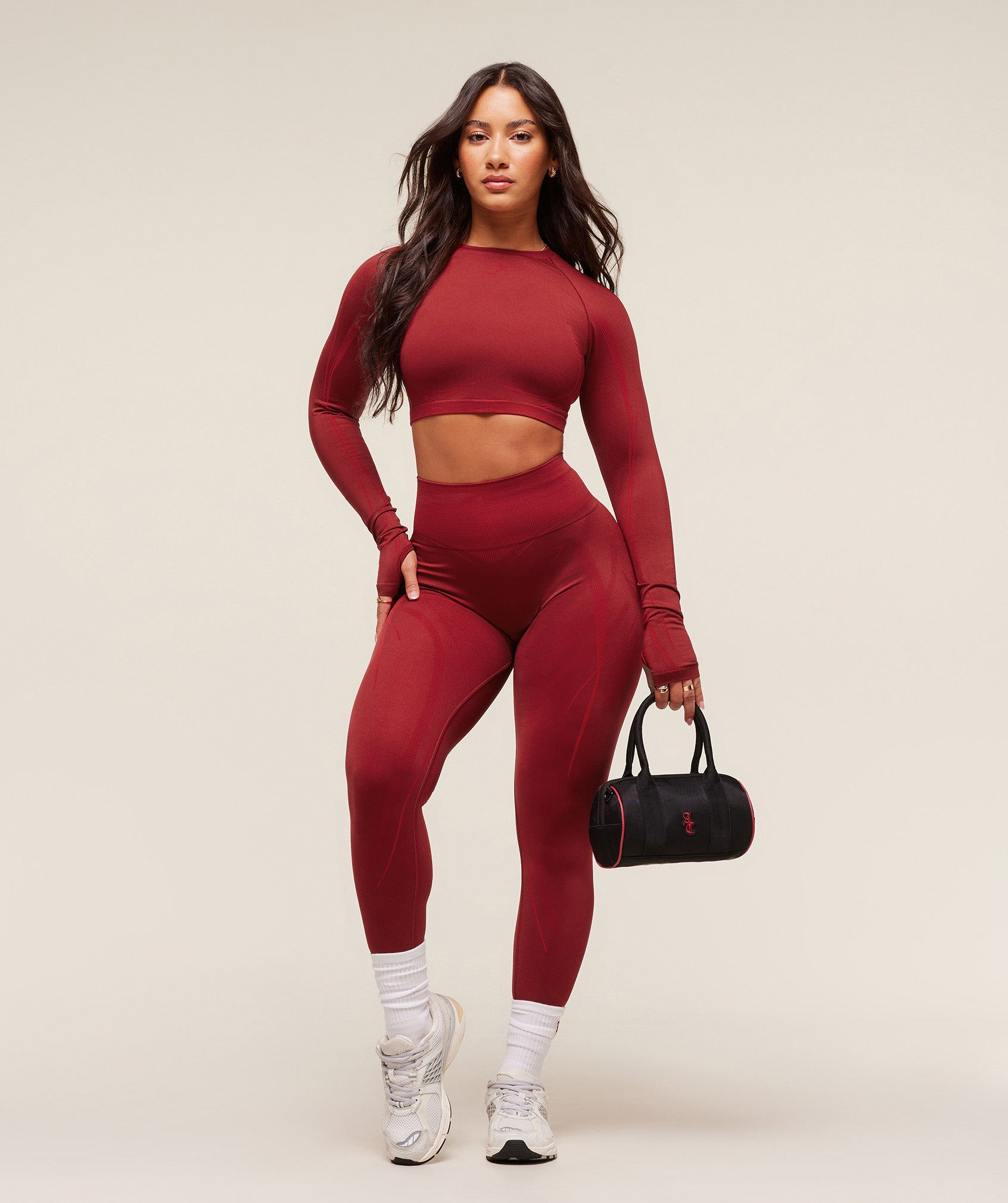 Women's Gymshark Gymshark X Analis Mini Barrel Bag Black
