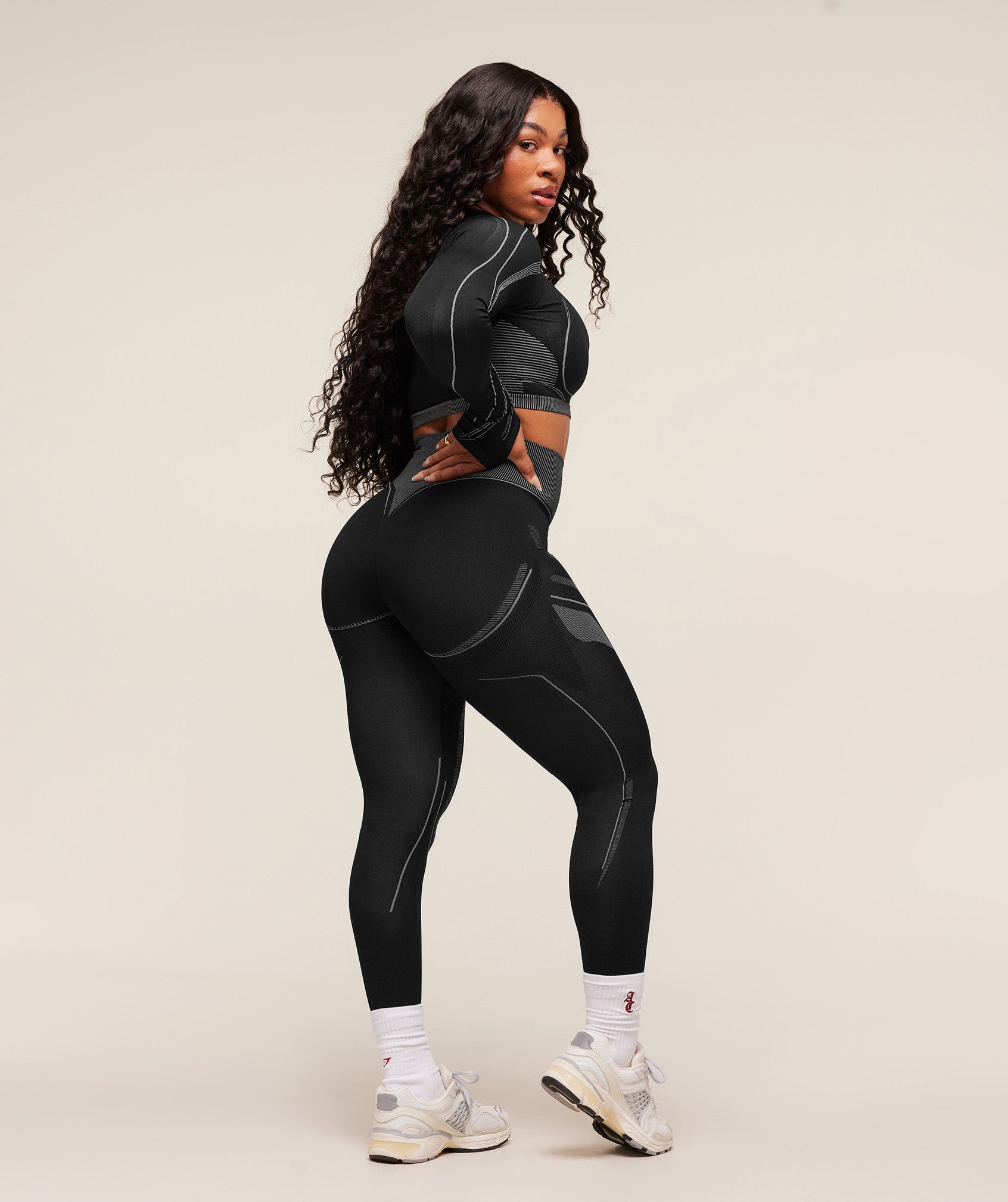 Women's Gymshark Gymshark X Analis Seamless Leggings Black