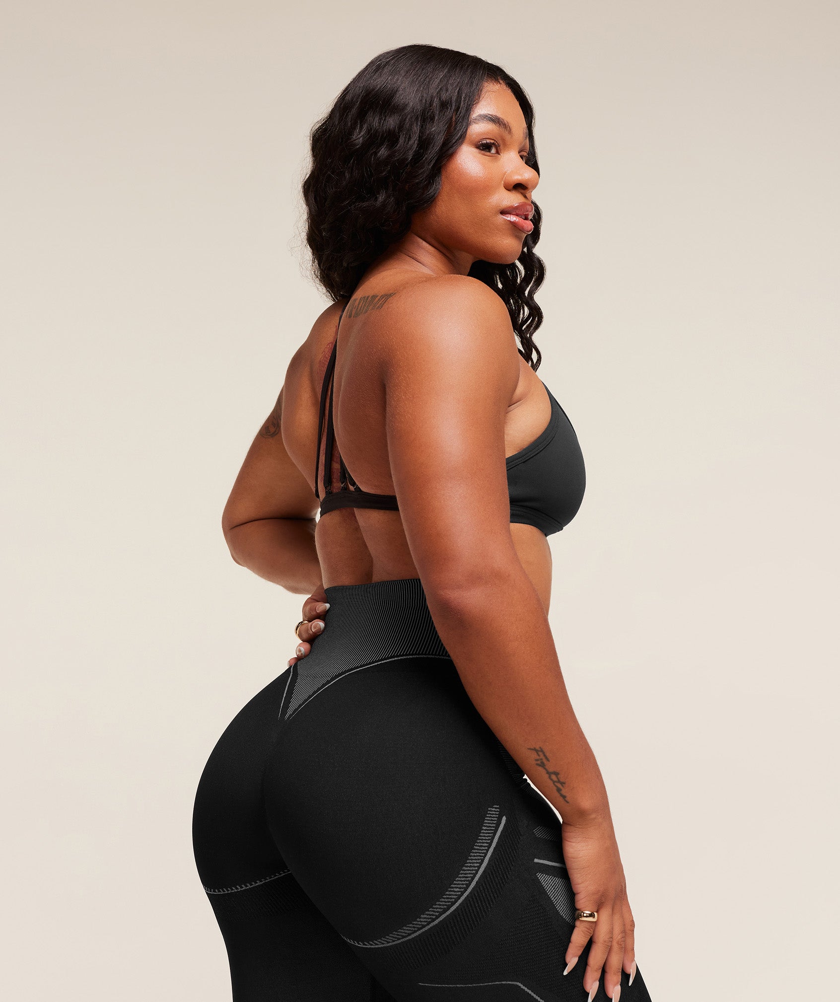 Women's Gymshark Gymshark X Analis Seamless Leggings Black