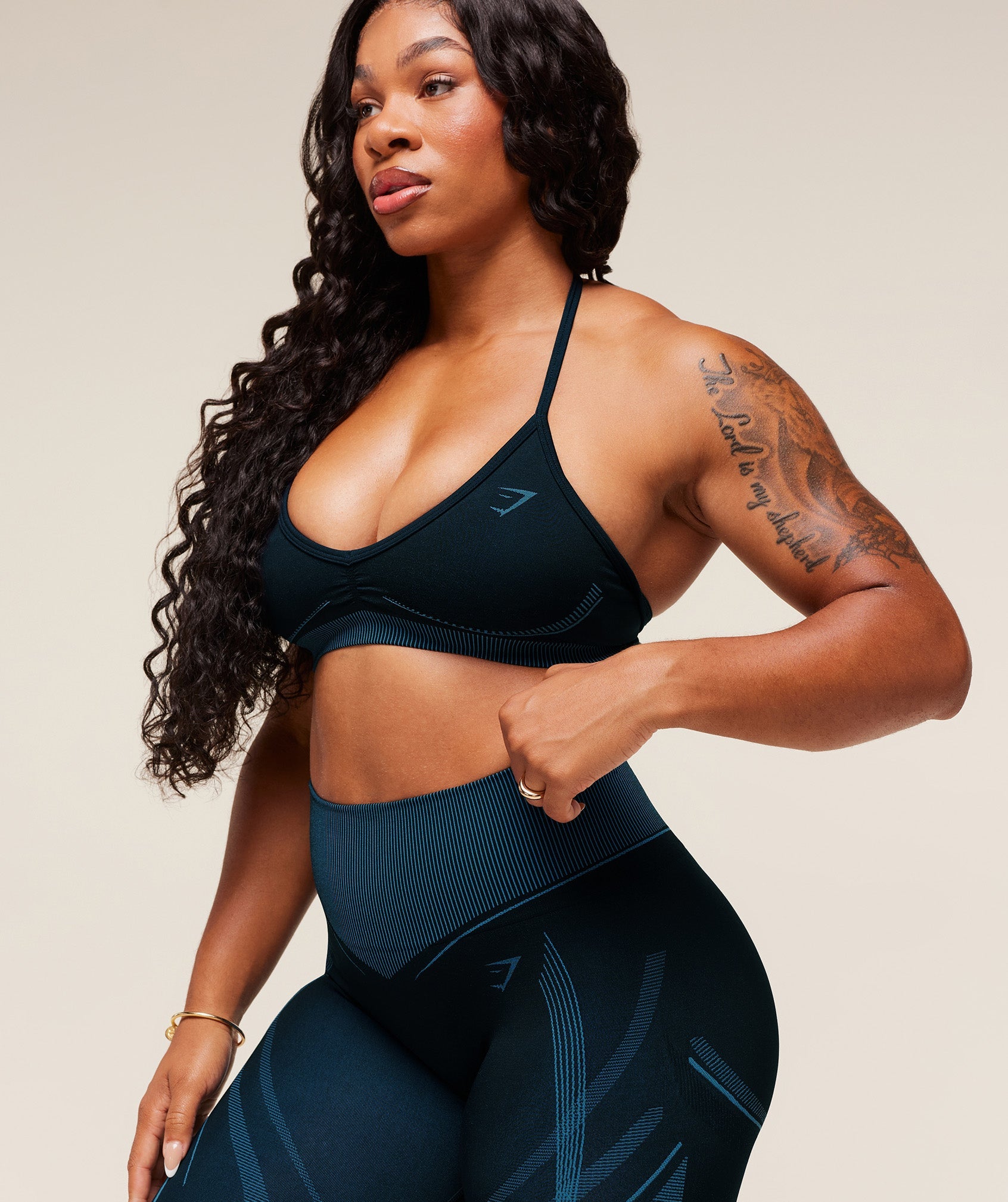 Women's Gymshark Gymshark X Analis Seamless Leggings Midnight Blue