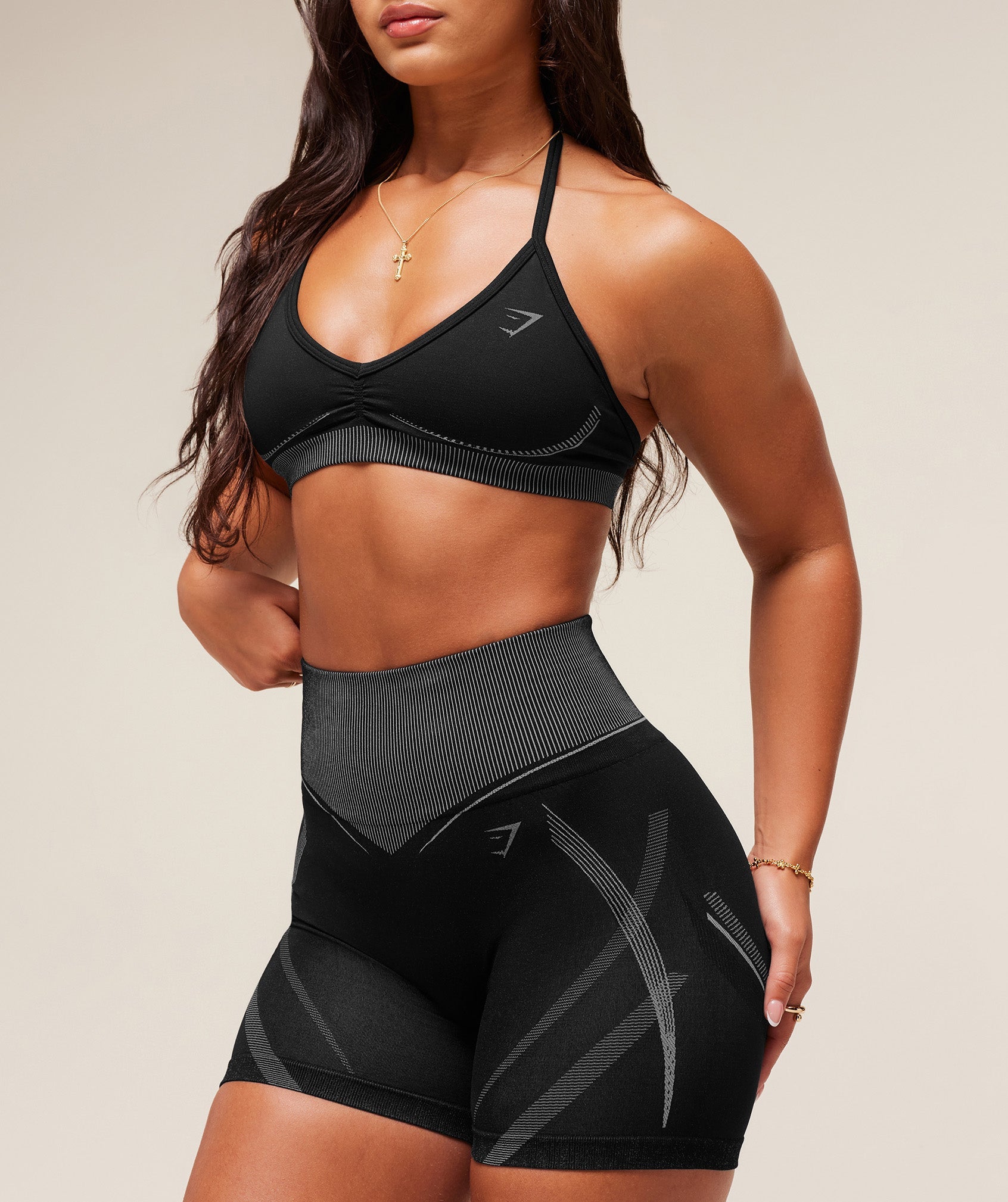 Women's Gymshark Gymshark X Analis Seamless Shorts Black