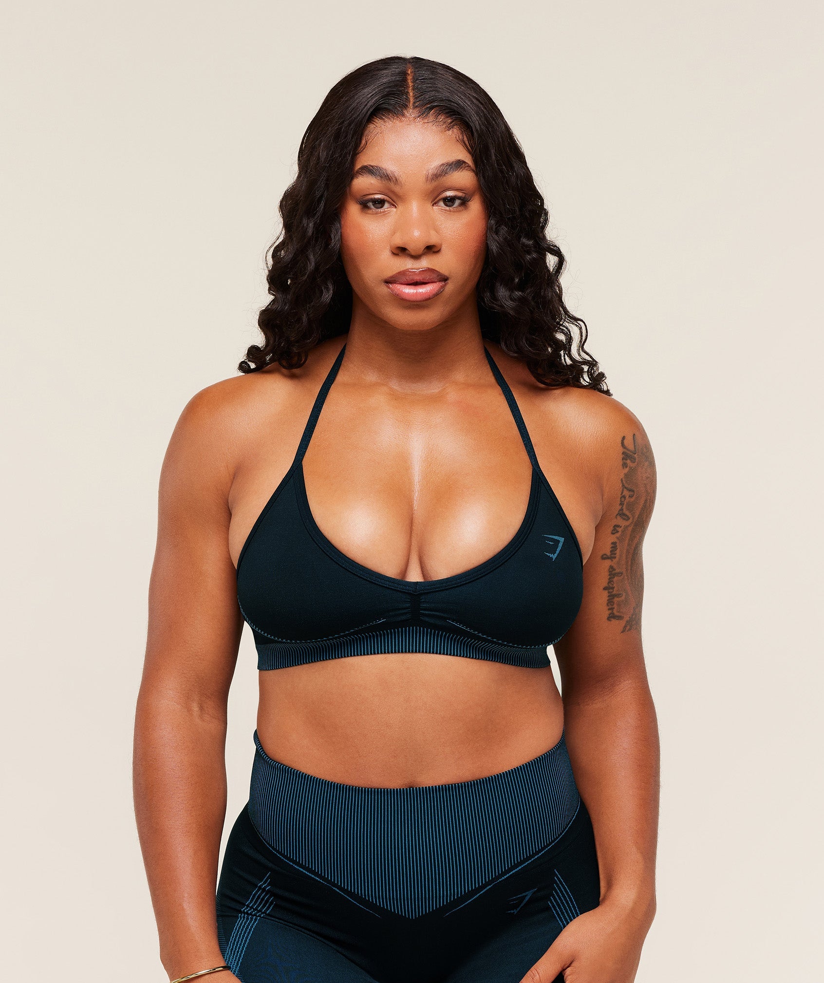 Women's Gymshark Gymshark X Analis Seamless Sports Bra Midnight Blue