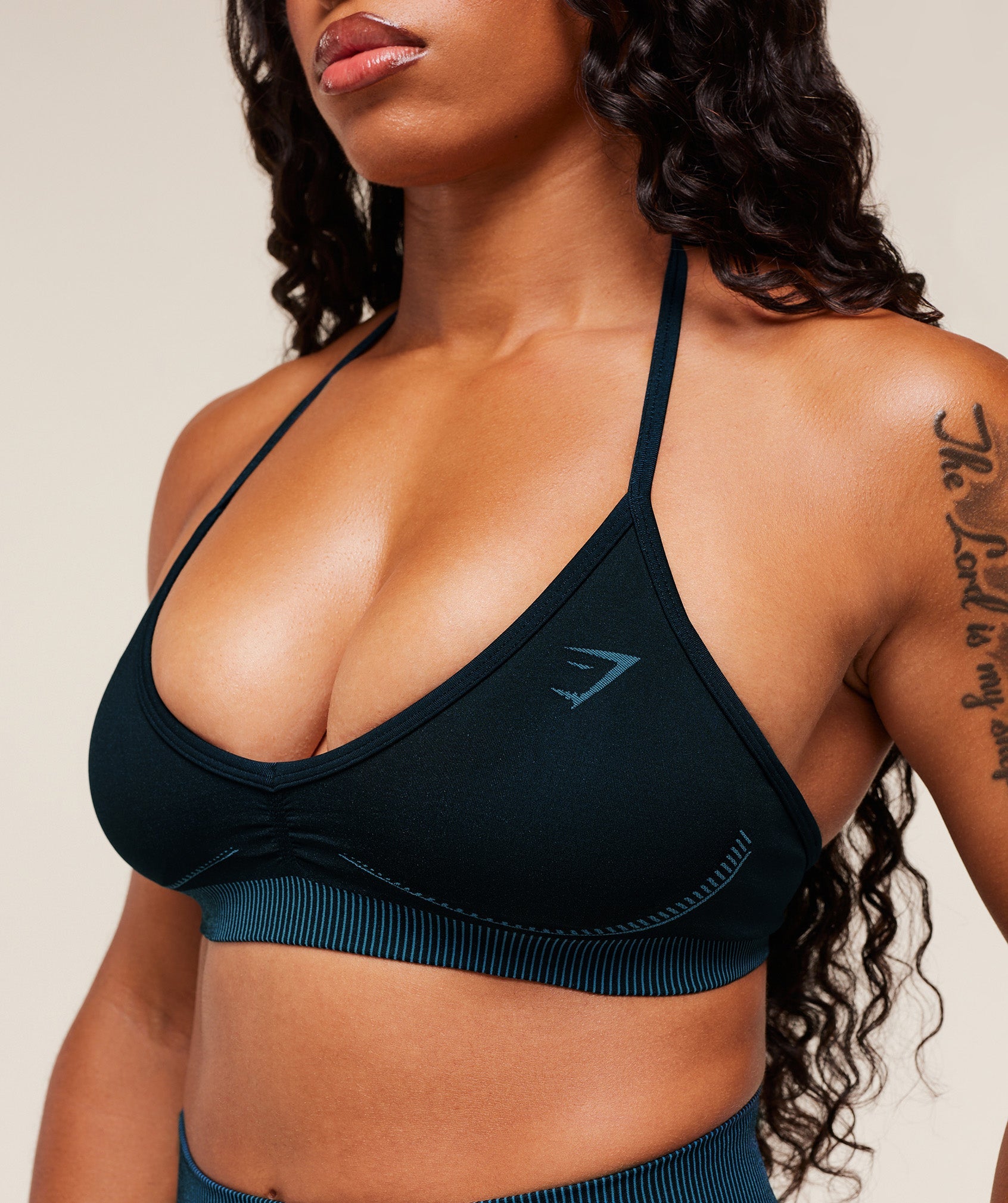 Women's Gymshark Gymshark X Analis Seamless Sports Bra Midnight Blue