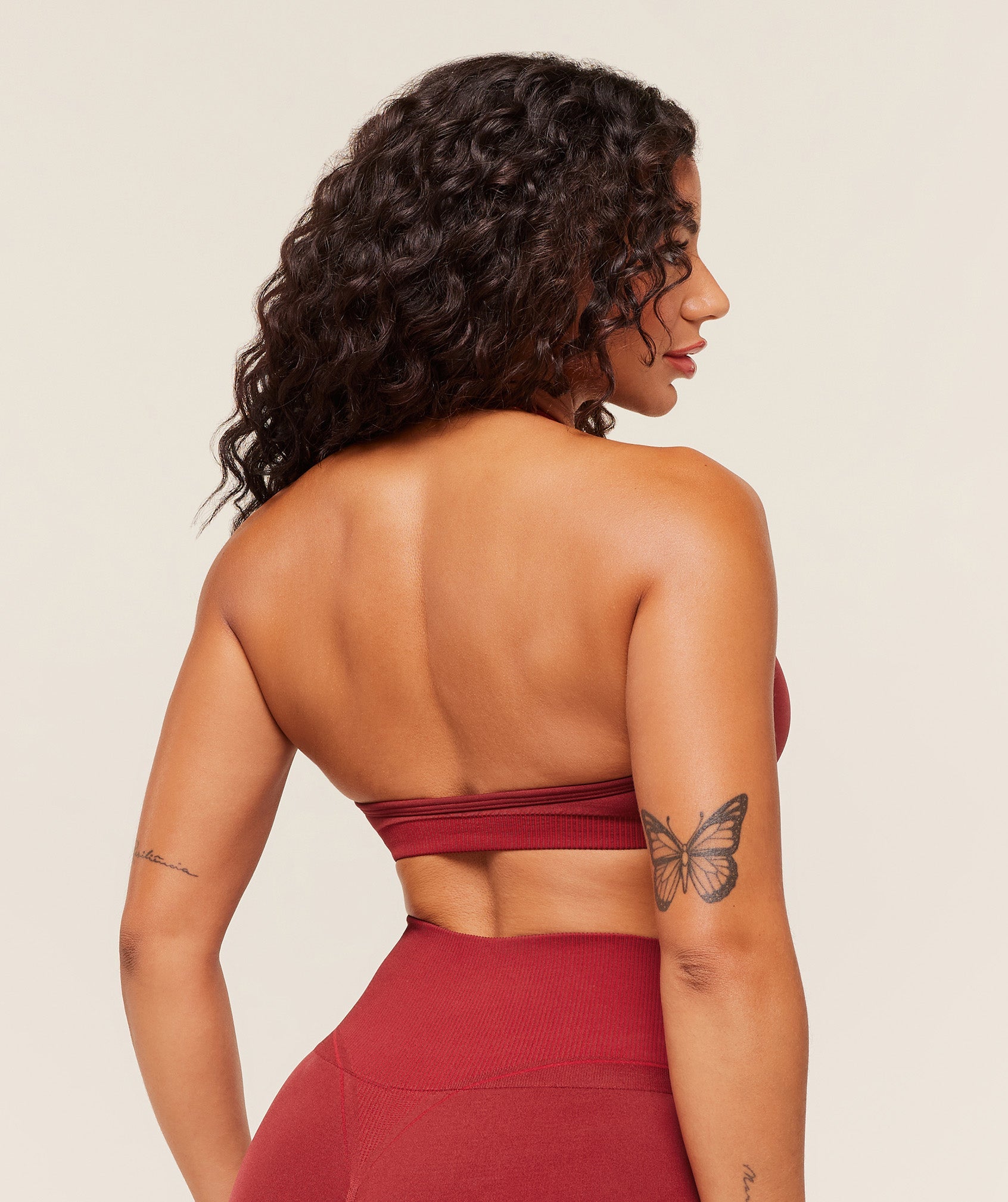 Women's Gymshark Gymshark X Analis Seamless Sports Bra Reps Red