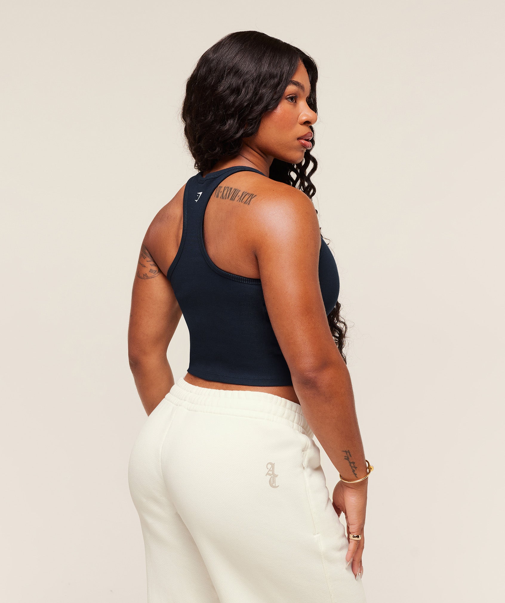 Women's Gymshark Gymshark X Analis Tank Midnight Blue