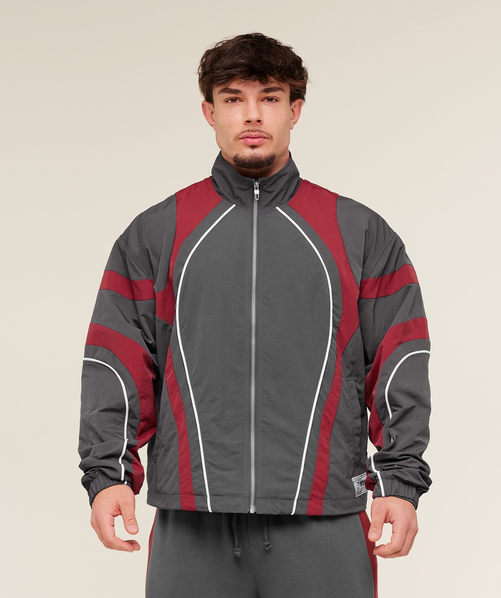 Gymshark Gymshark X Carlos Belcast Track Jacket Grey