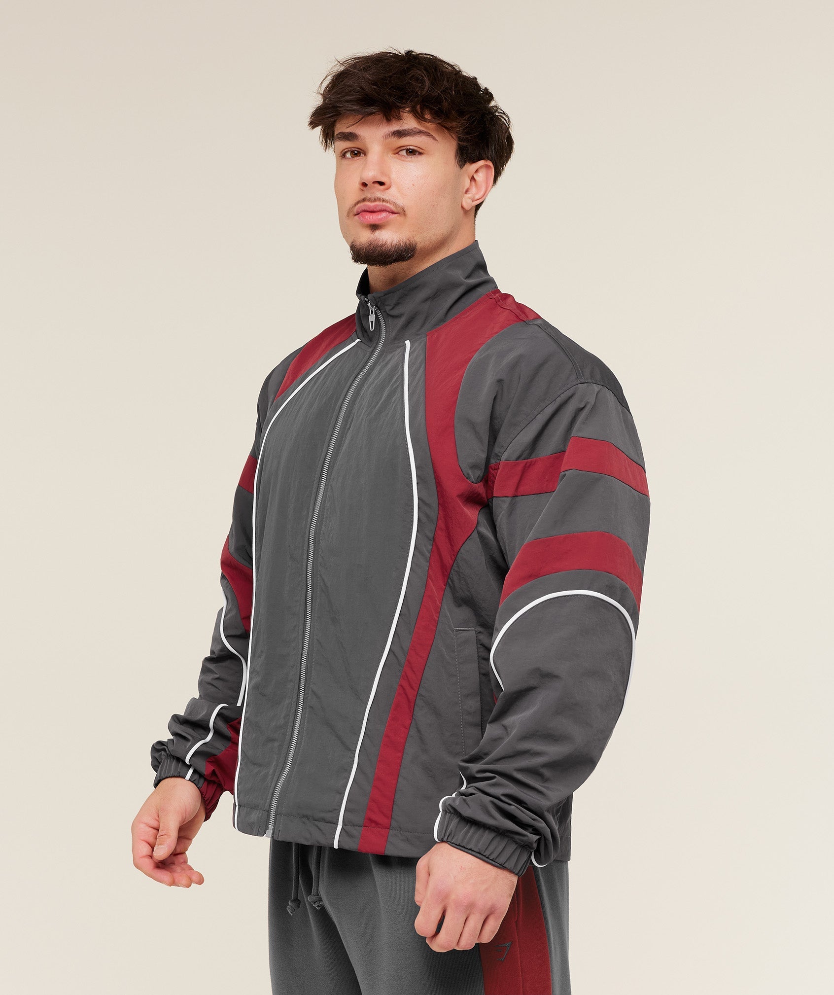 Gymshark Gymshark X Carlos Belcast Track Jacket Grey