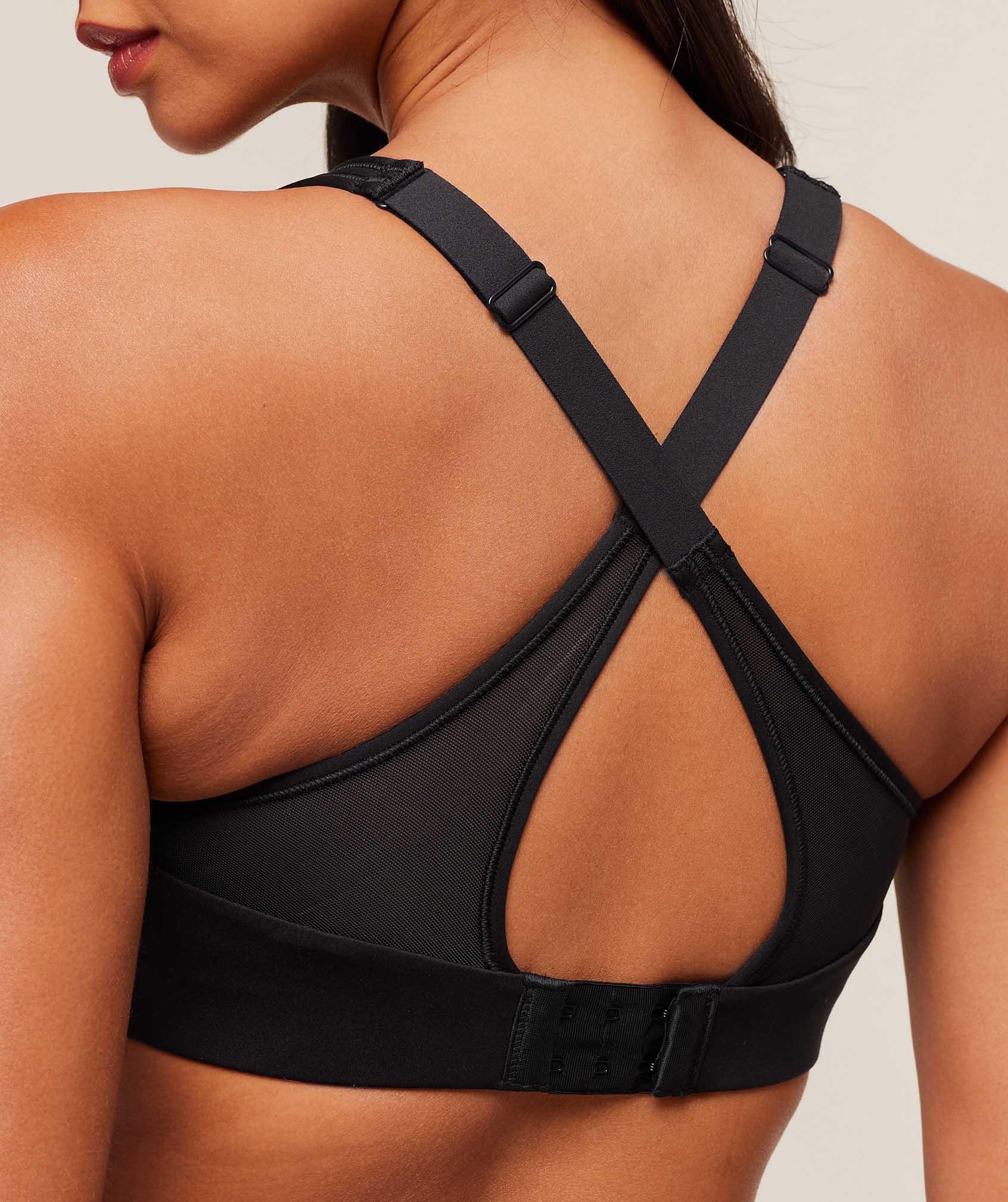 Women's Gymshark Alpha High Support Sports Bra Black