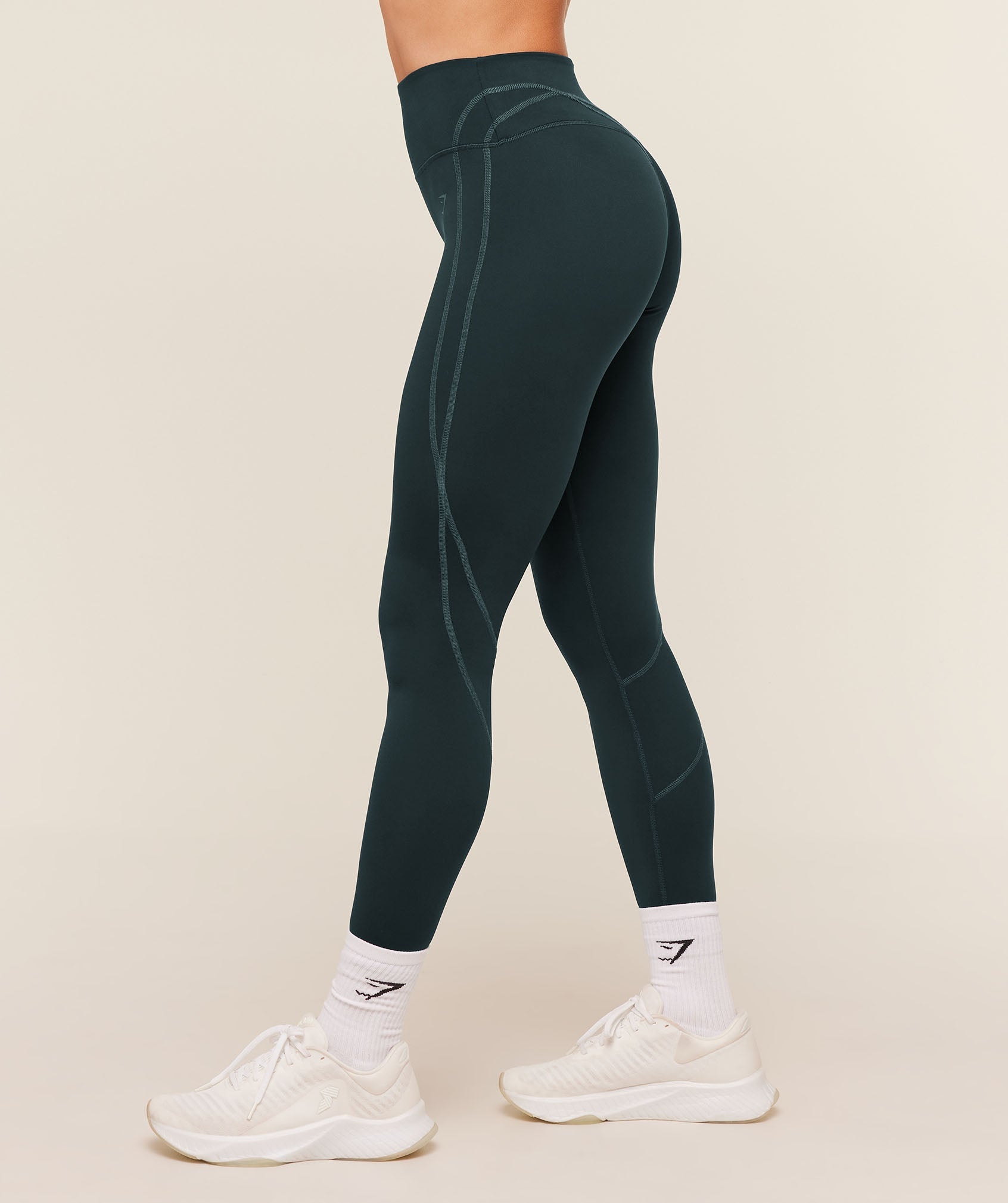 Women's Gymshark Volt Leggings Deep Petrol Blue