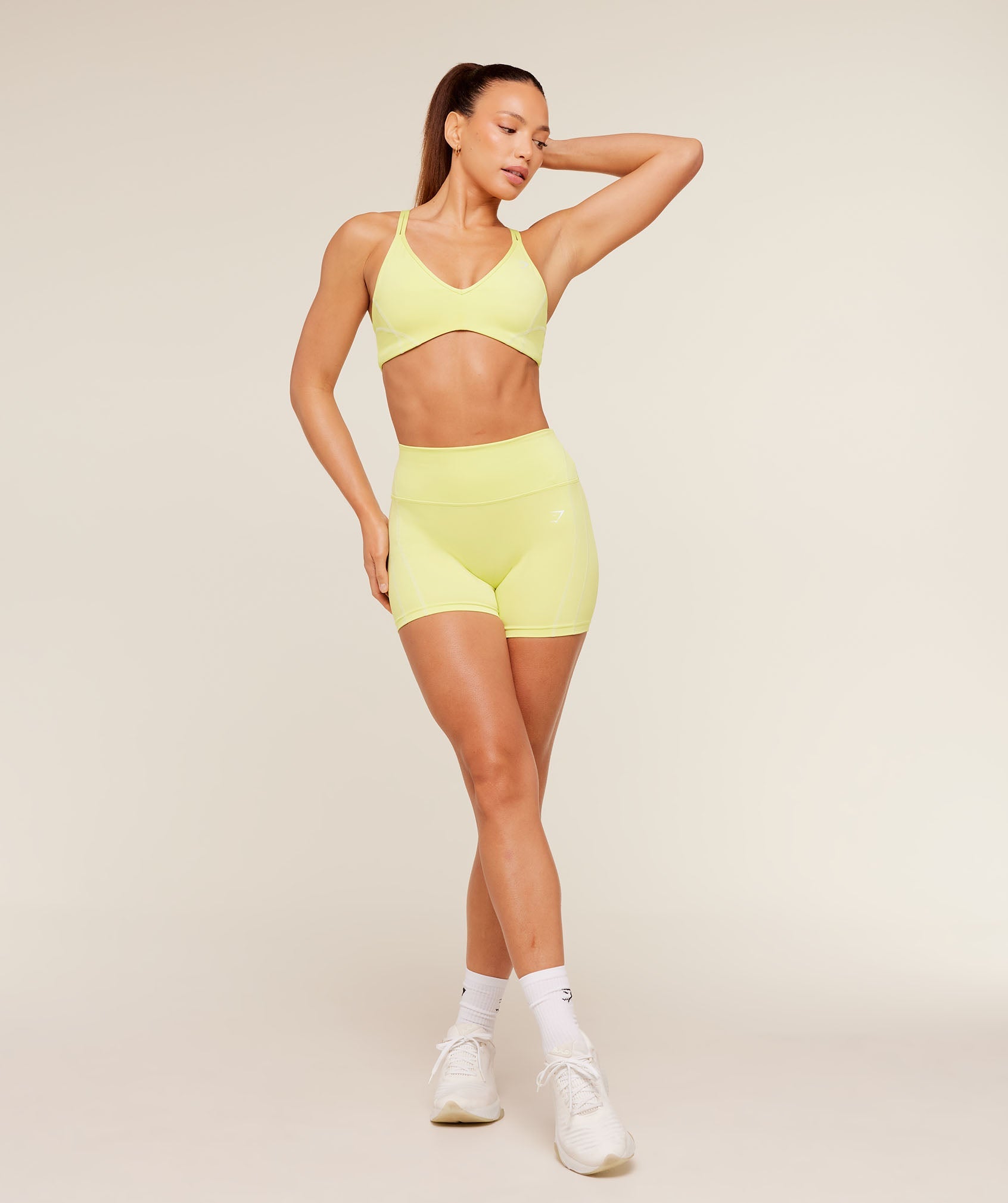 Women's Gymshark Volt Shorts Sorbet Yellow
