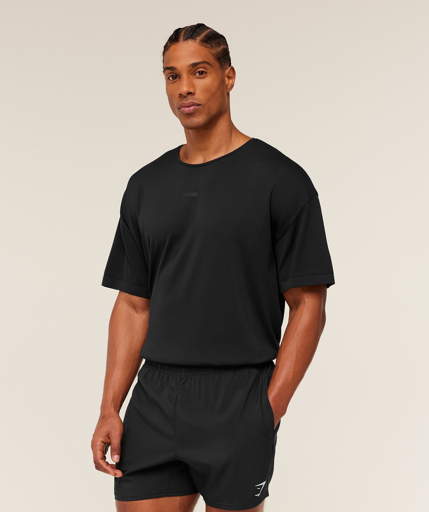 Gymshark Distance Seamless T-Shirt Black