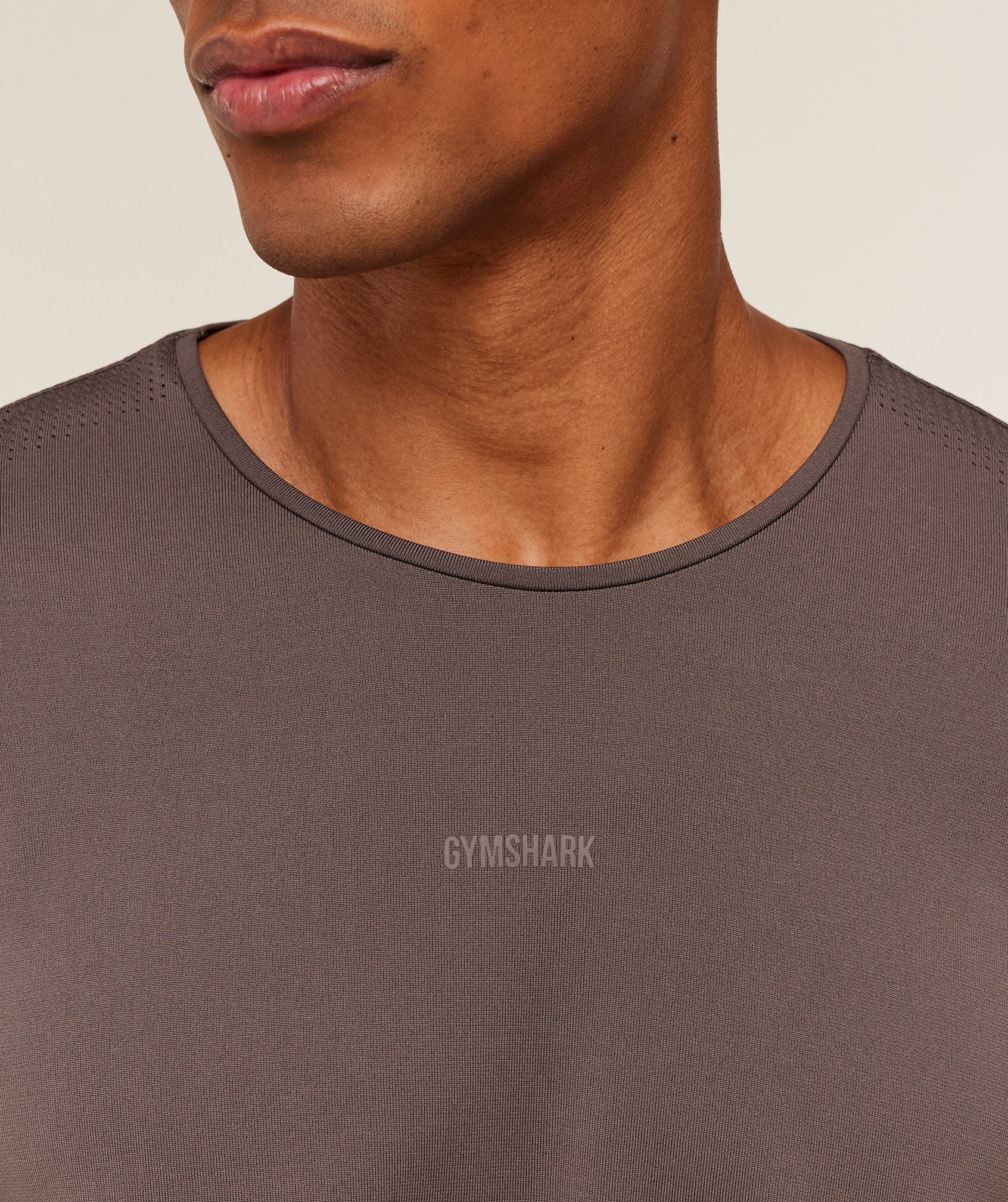 Gymshark Distance Seamless T-Shirt Cool Brown