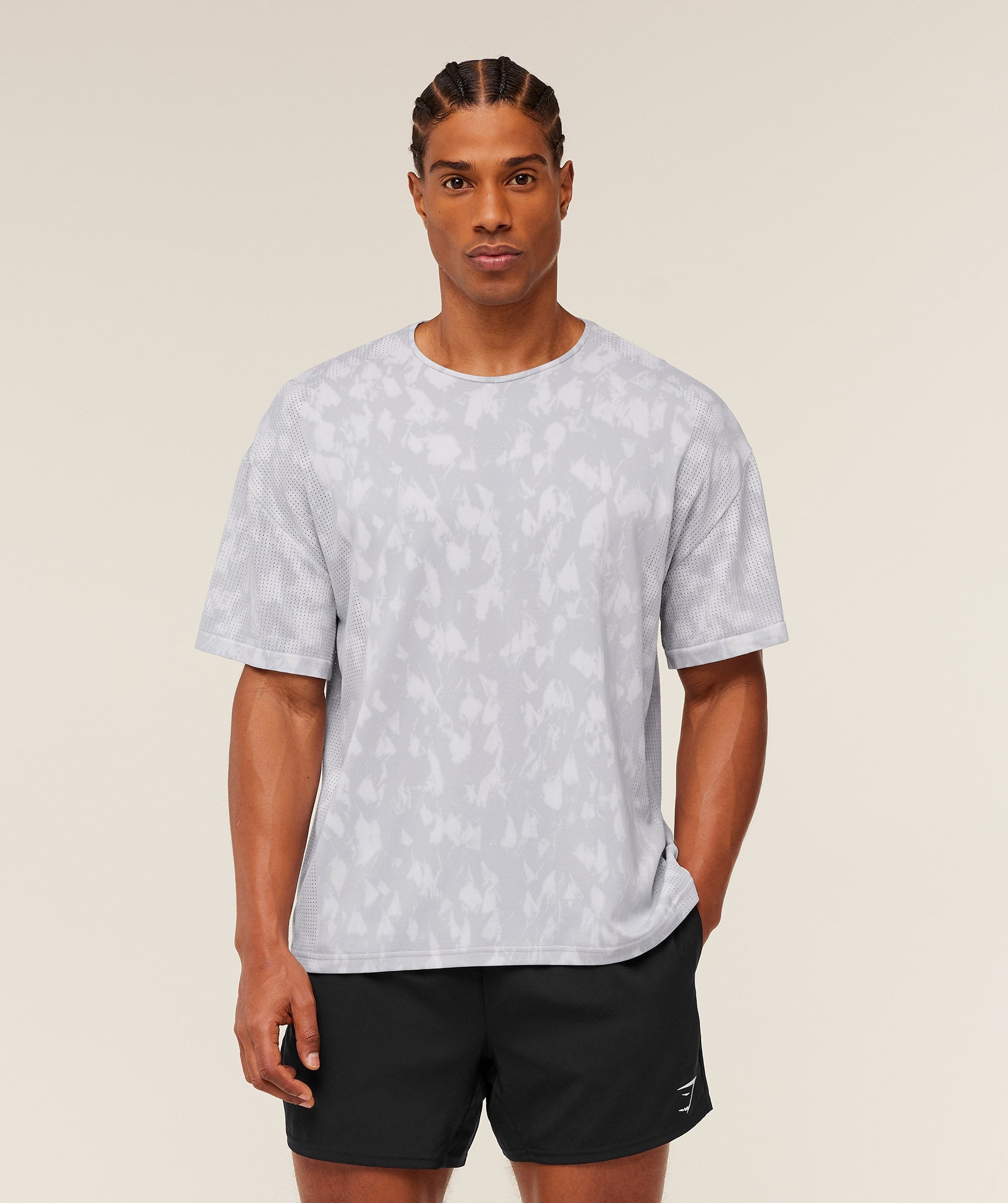 Gymshark Distance Seamless T-Shirt Light Grey