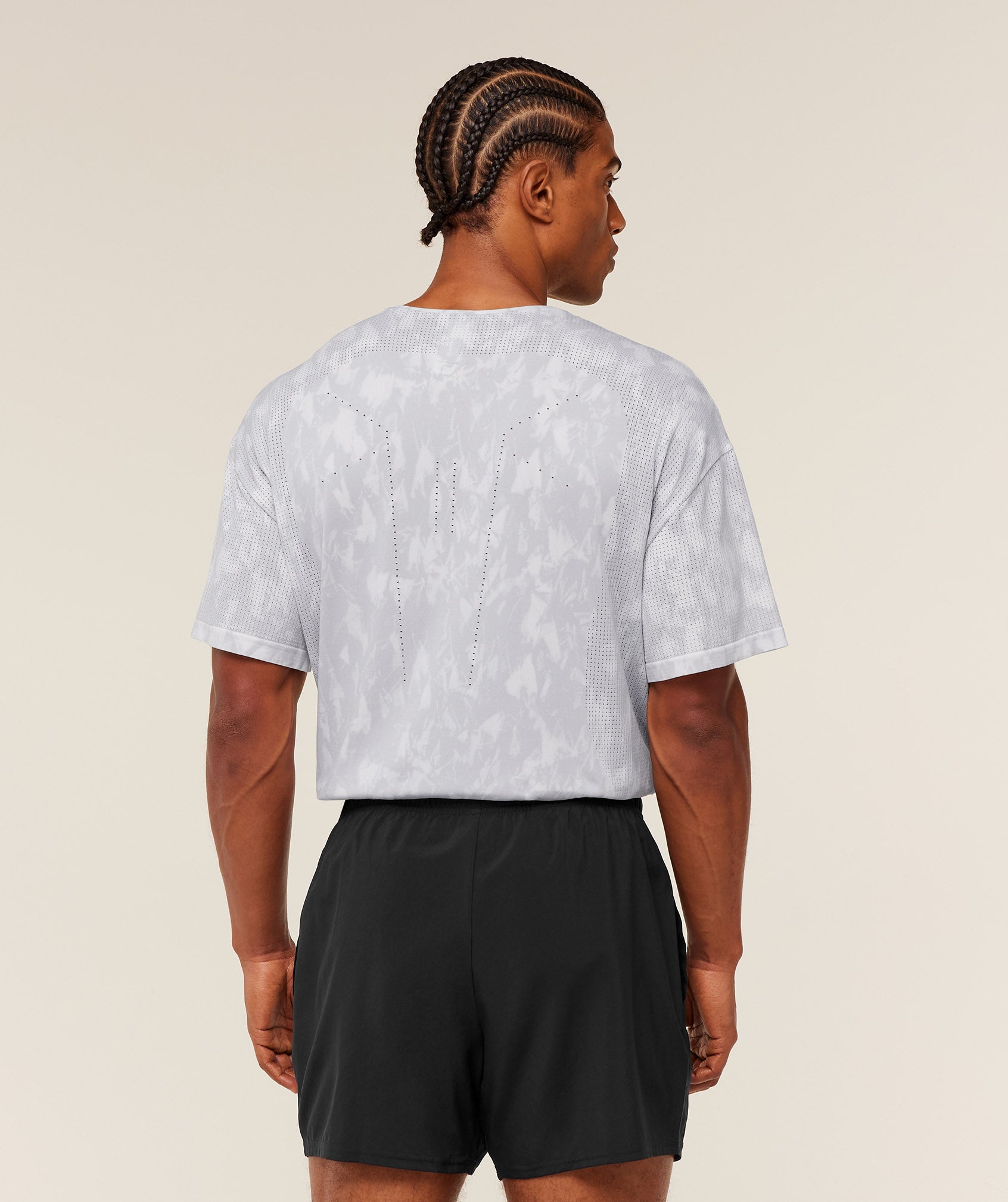 Gymshark Distance Seamless T-Shirt Light Grey