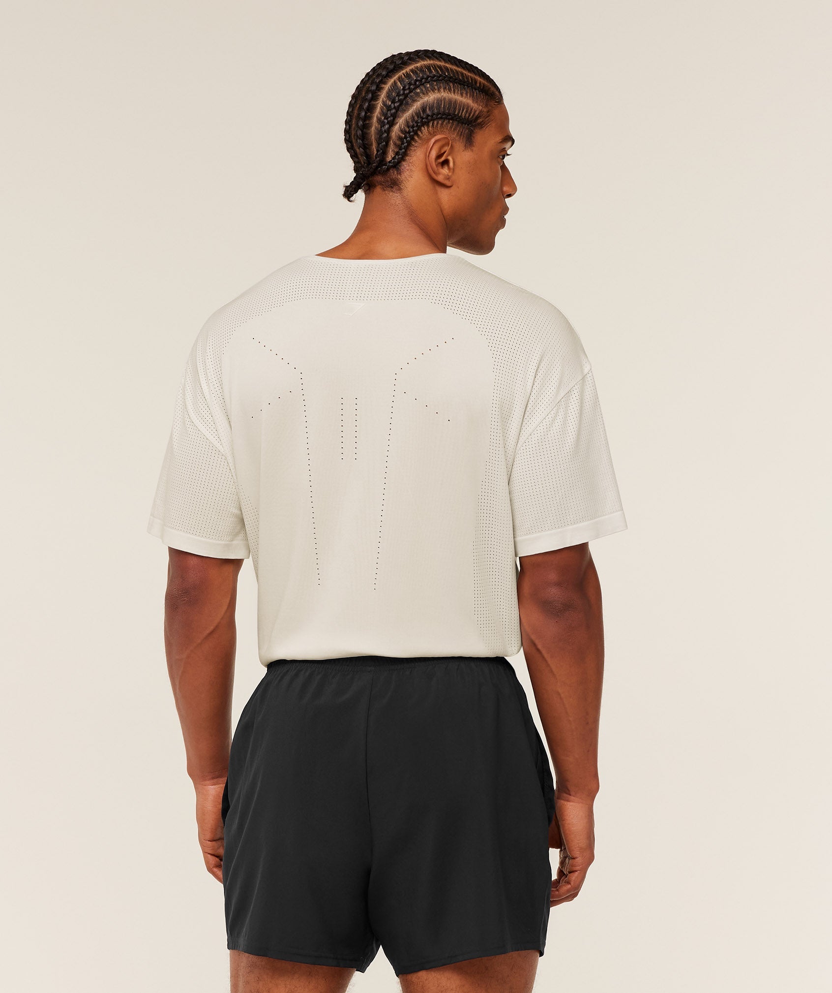 Gymshark Distance Seamless T-Shirt Soft White
