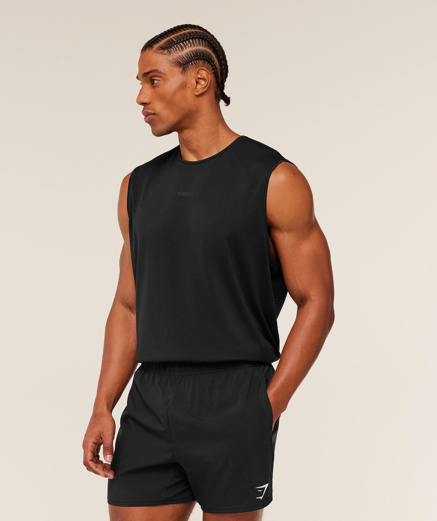 Gymshark Distance Seamless Tank Black