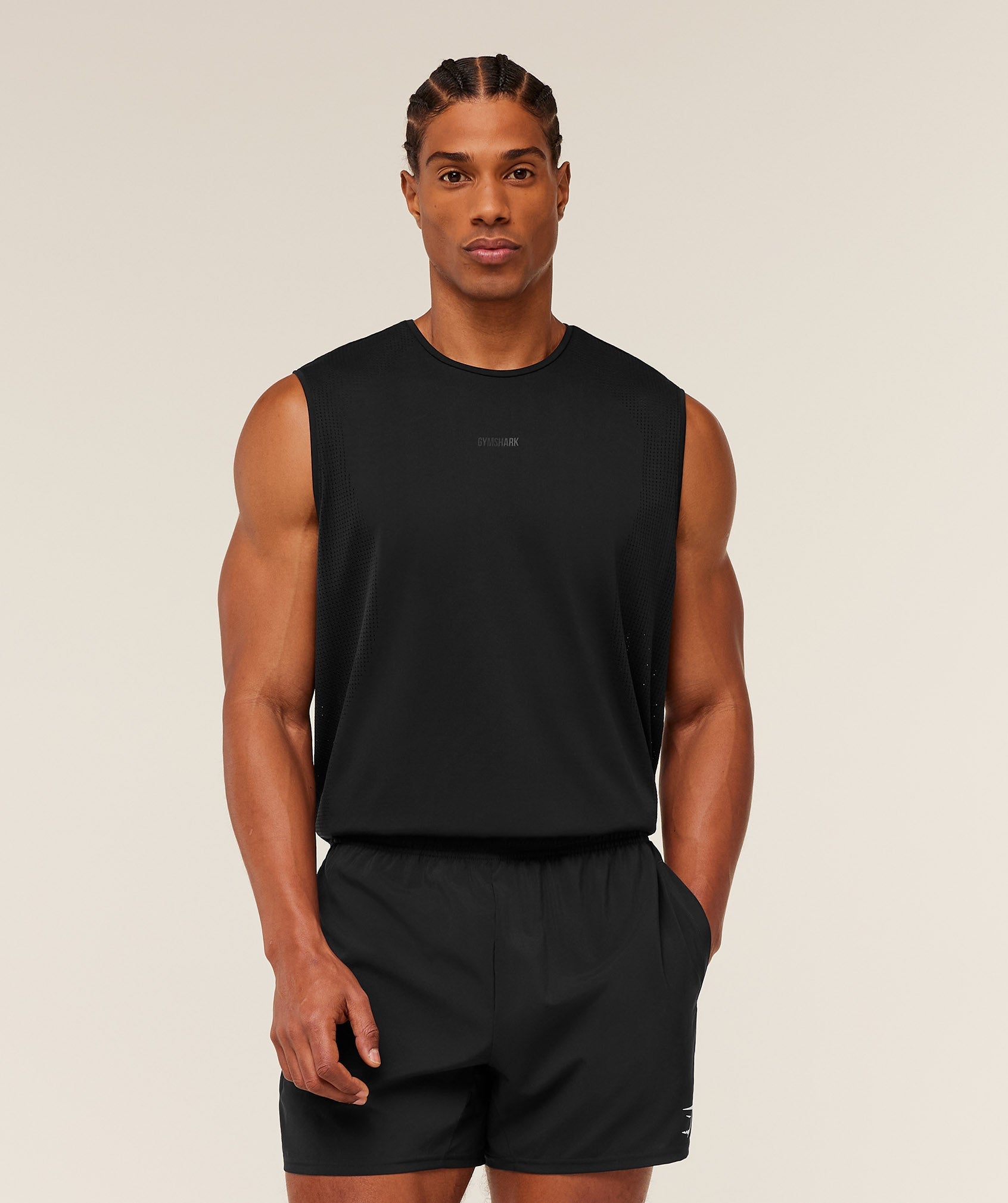 Gymshark Distance Seamless Tank Black