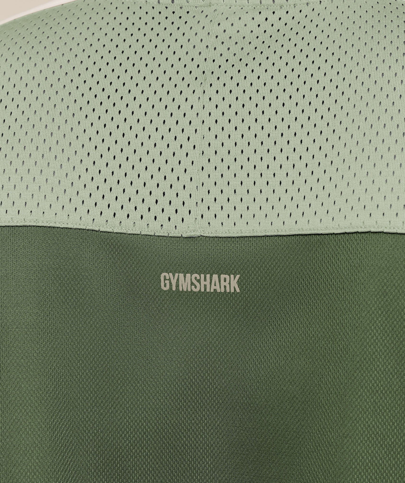 Gymshark Collective Mesh Wordmark Jersey Core Olive