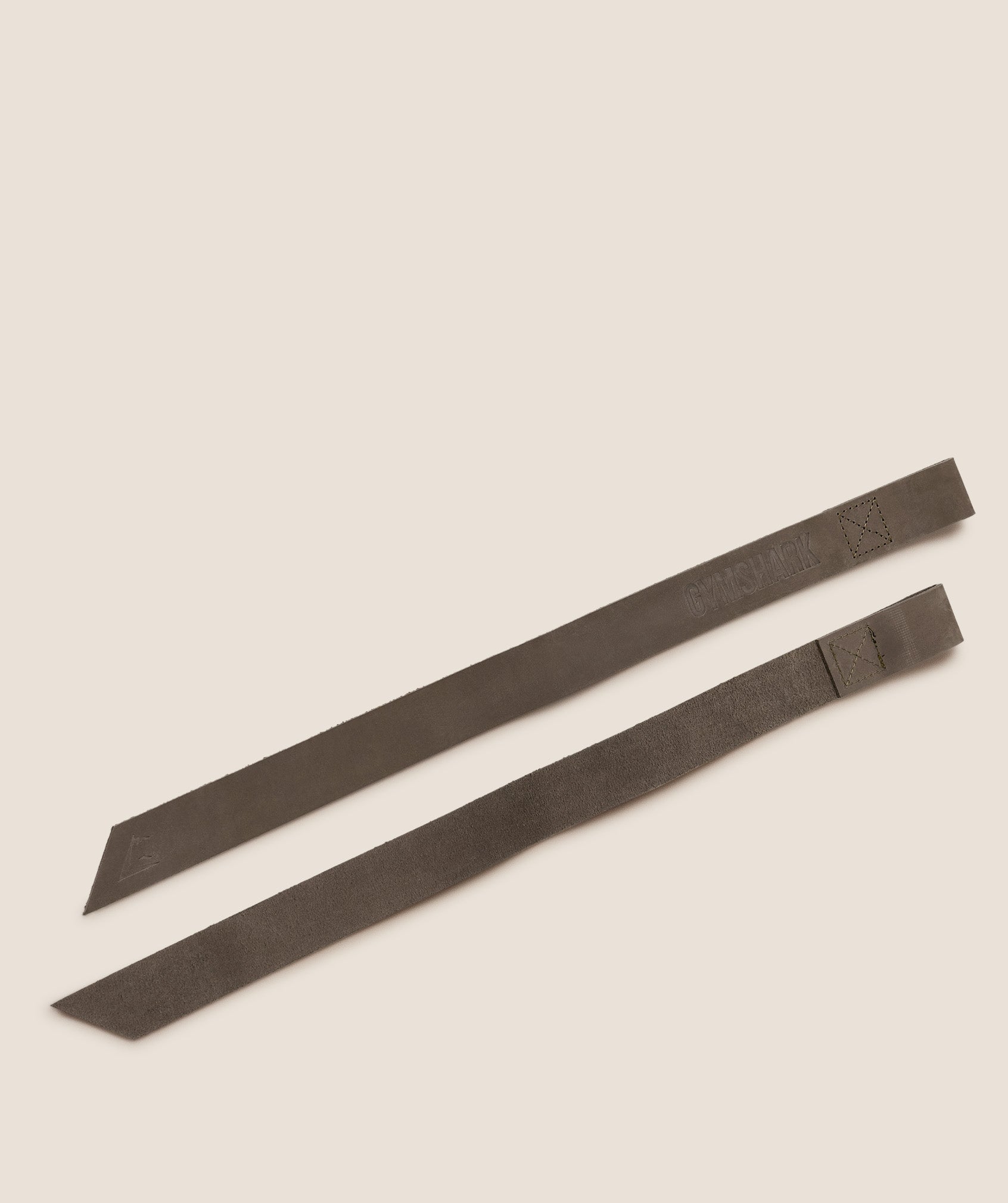 Women's Gymshark Leather Lifting Straps Spiced Brown