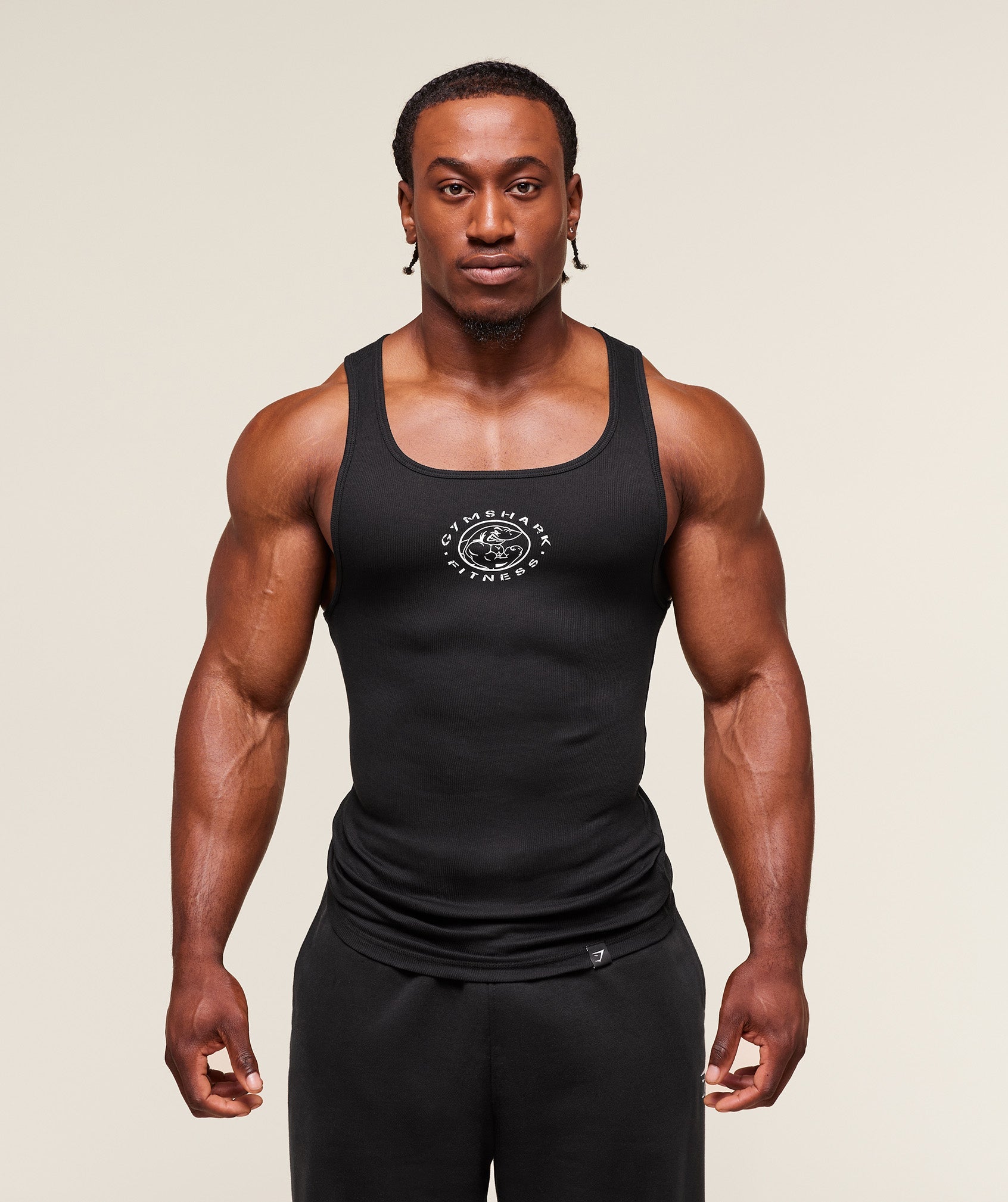 Gymshark Lifting Club Ribbed Tank Black
