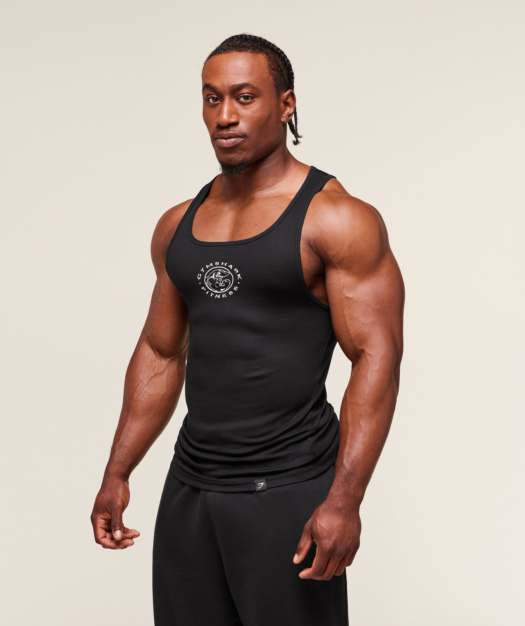 Gymshark Lifting Club Ribbed Tank Black