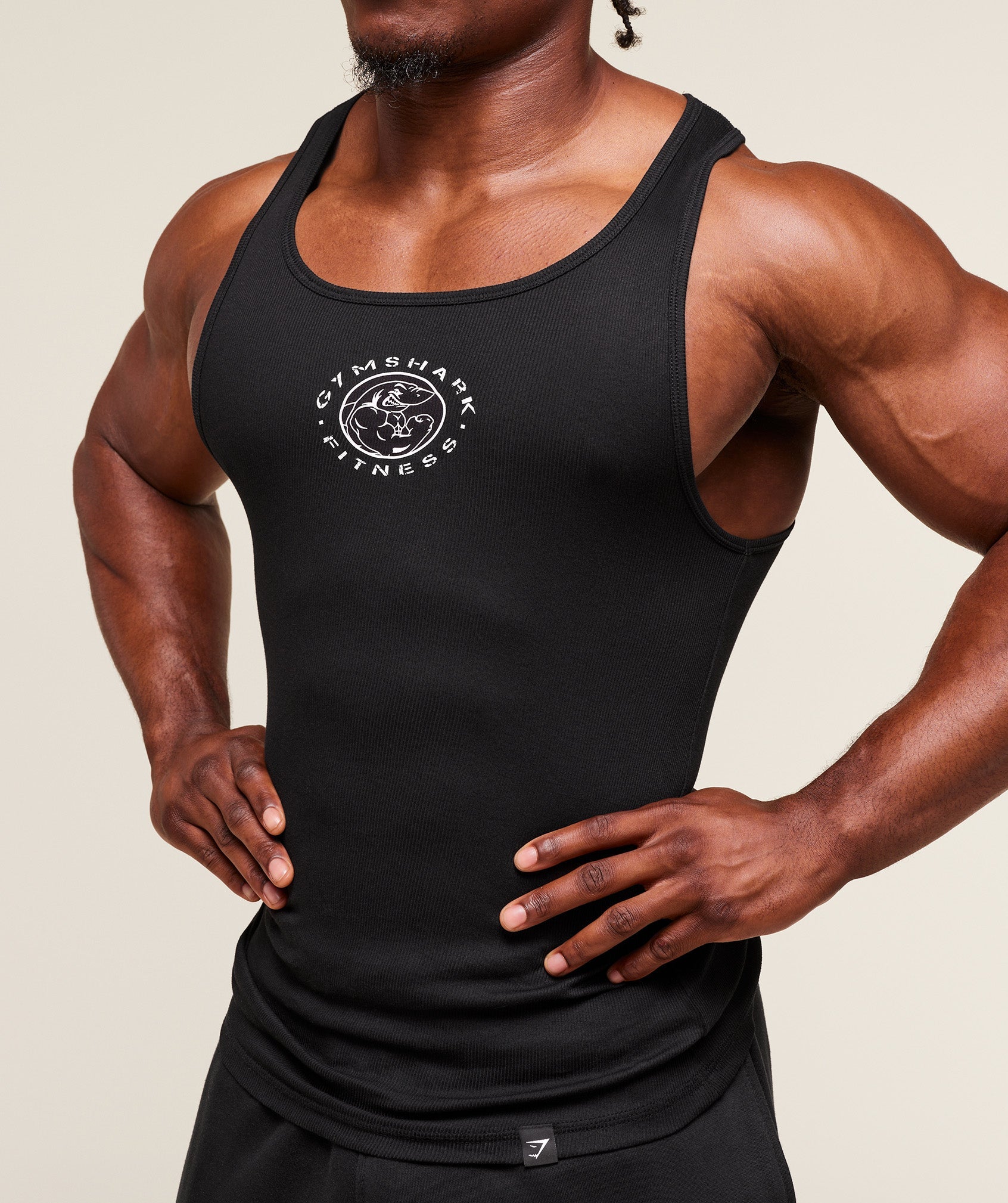 Gymshark Lifting Club Ribbed Tank Black