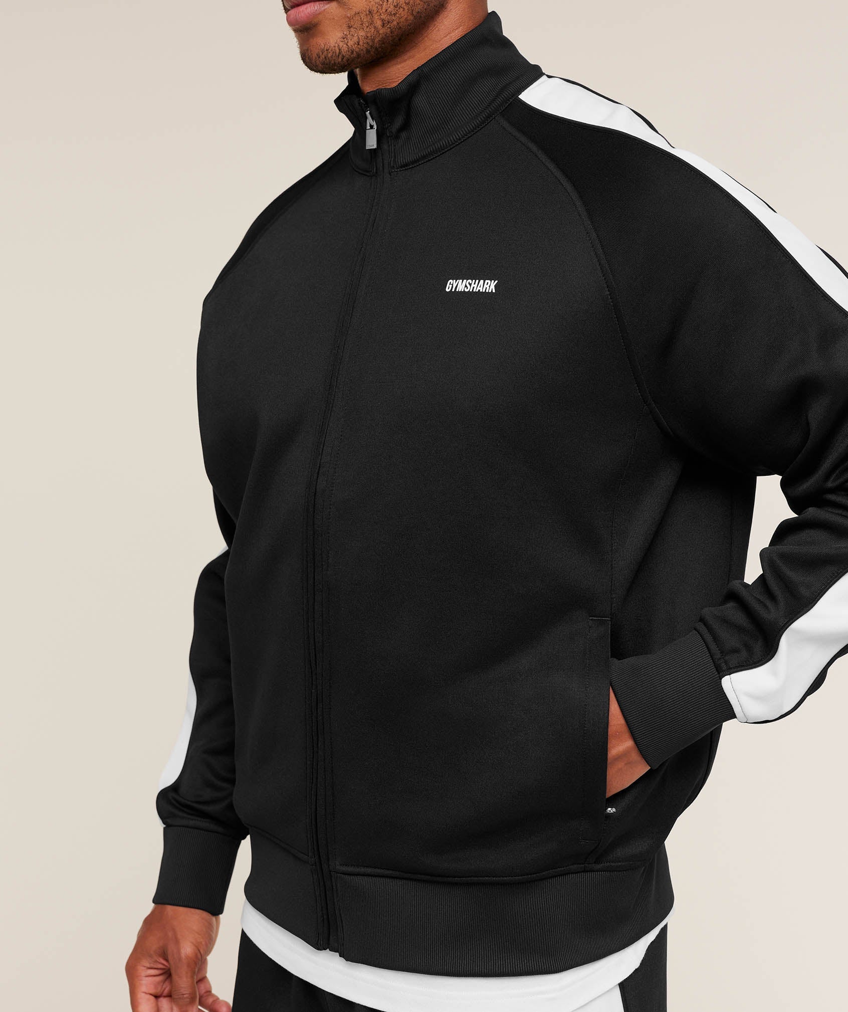 Gymshark Tricot Track Jacket Black